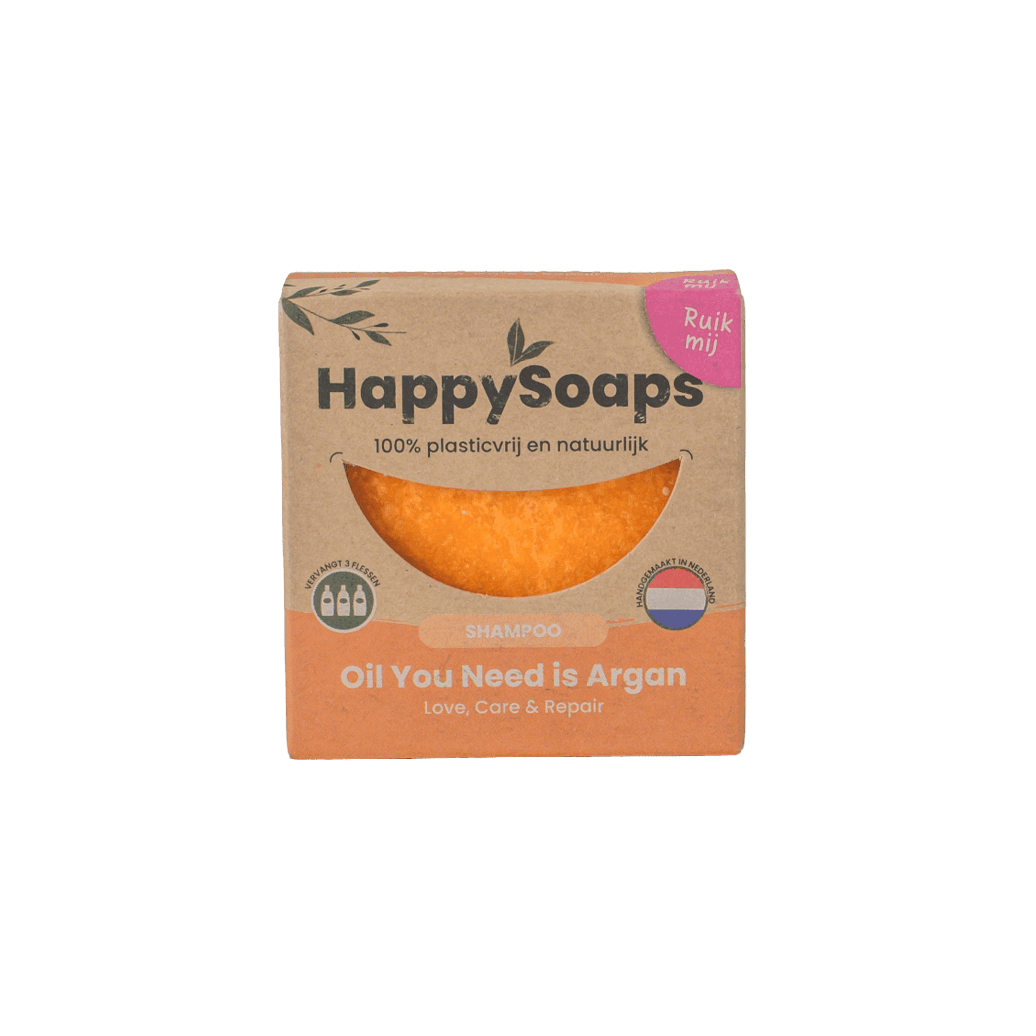 HappySoaps Shampoo Bar Oil You Need Argan