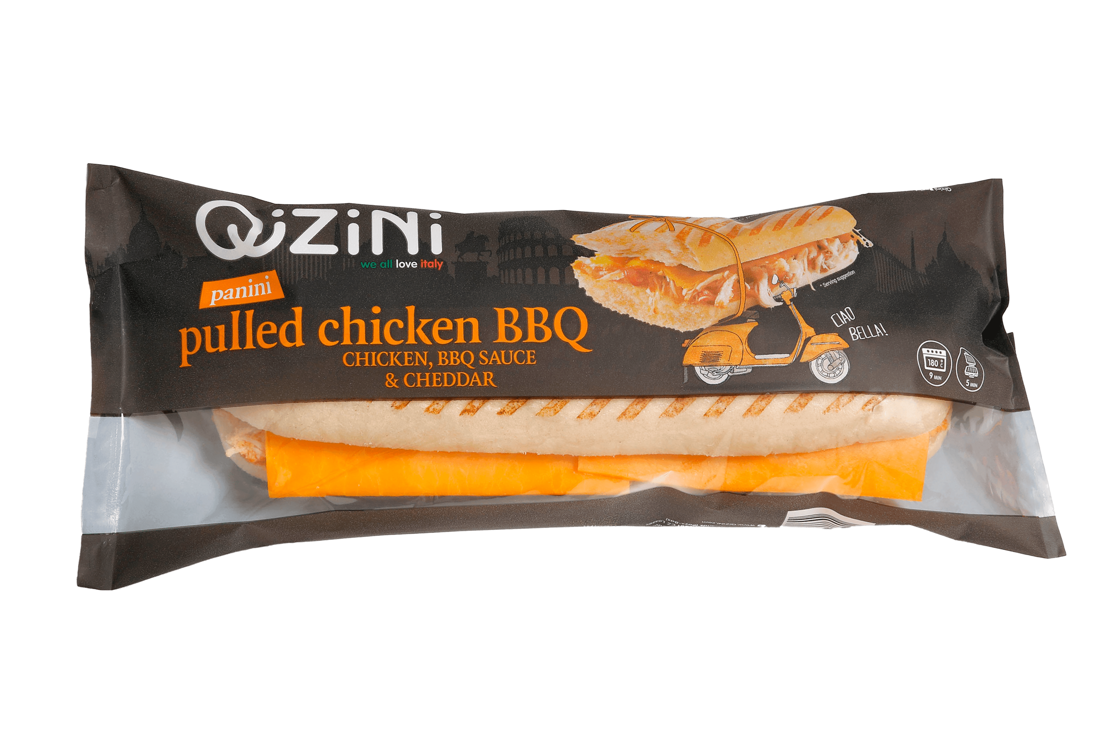 Qizini Panini Pulled Chicken BBQ