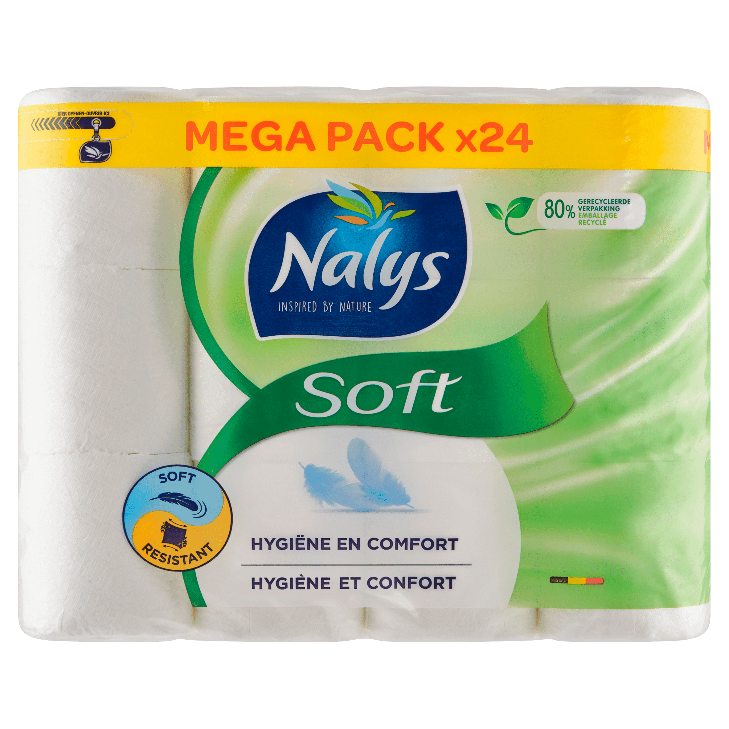 NALYS Soft hybride toiletpapier 24 rol