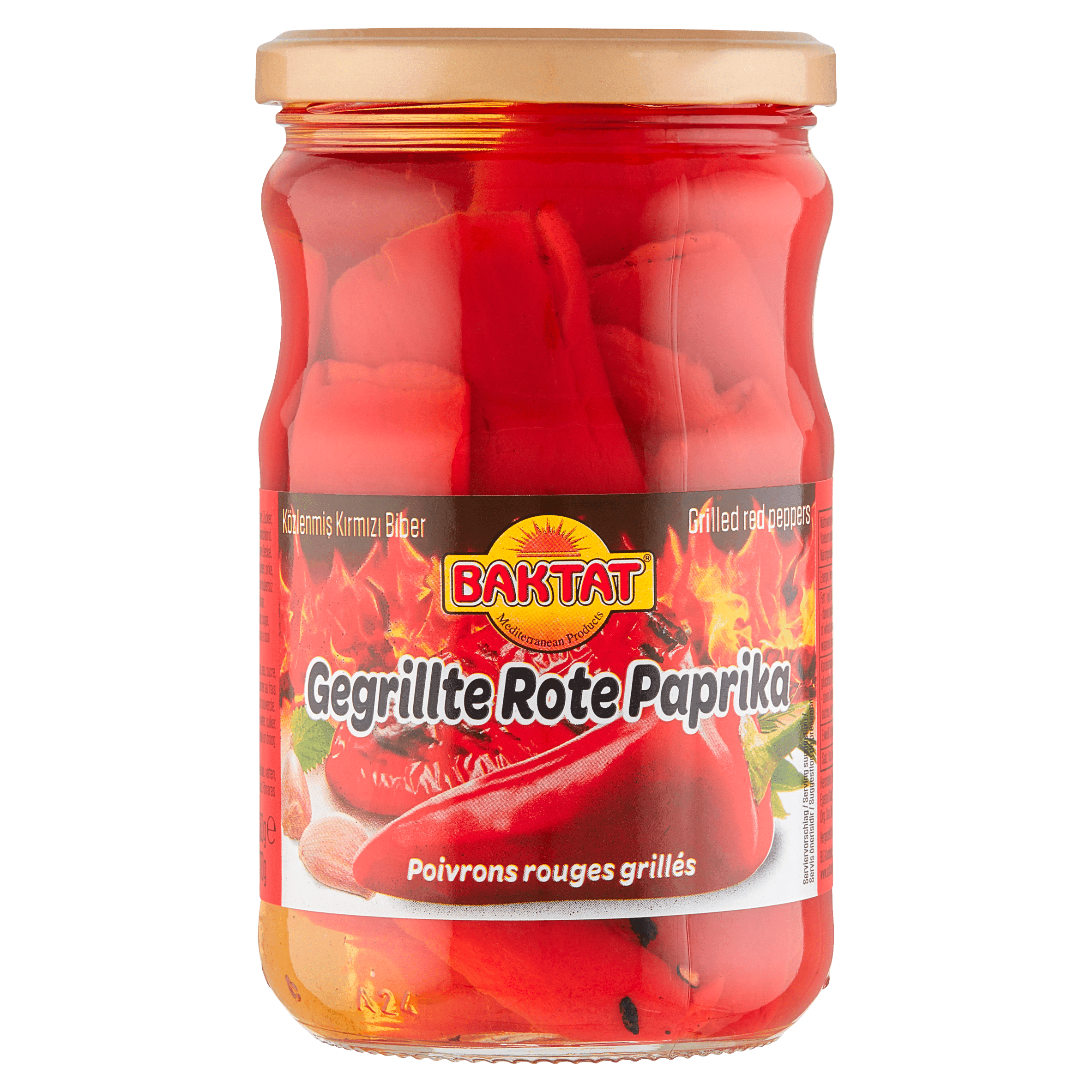 Baktat Gegrilde paprika