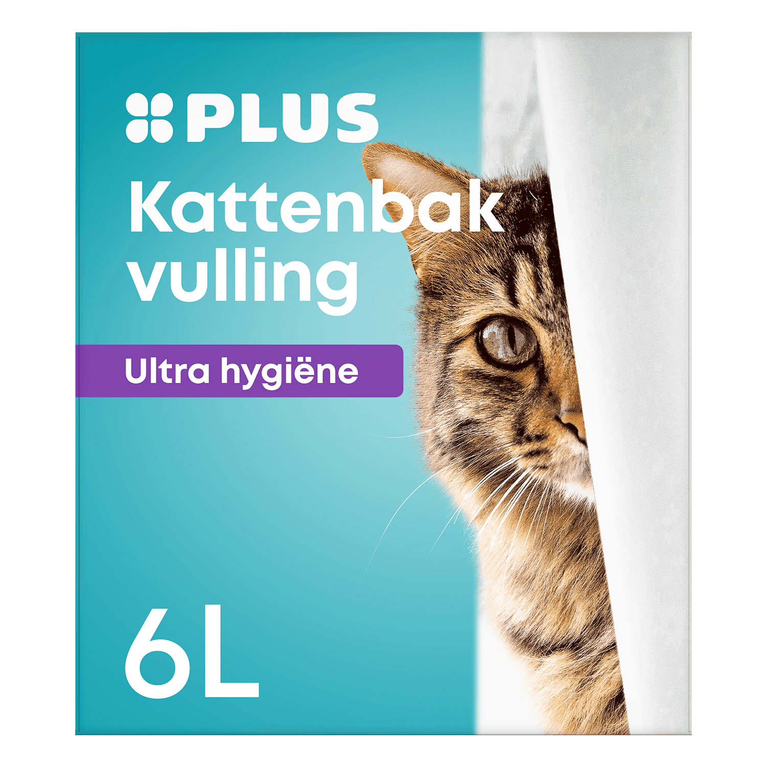 PLUS Kattenbakvulling ultra hygiene 6 liter