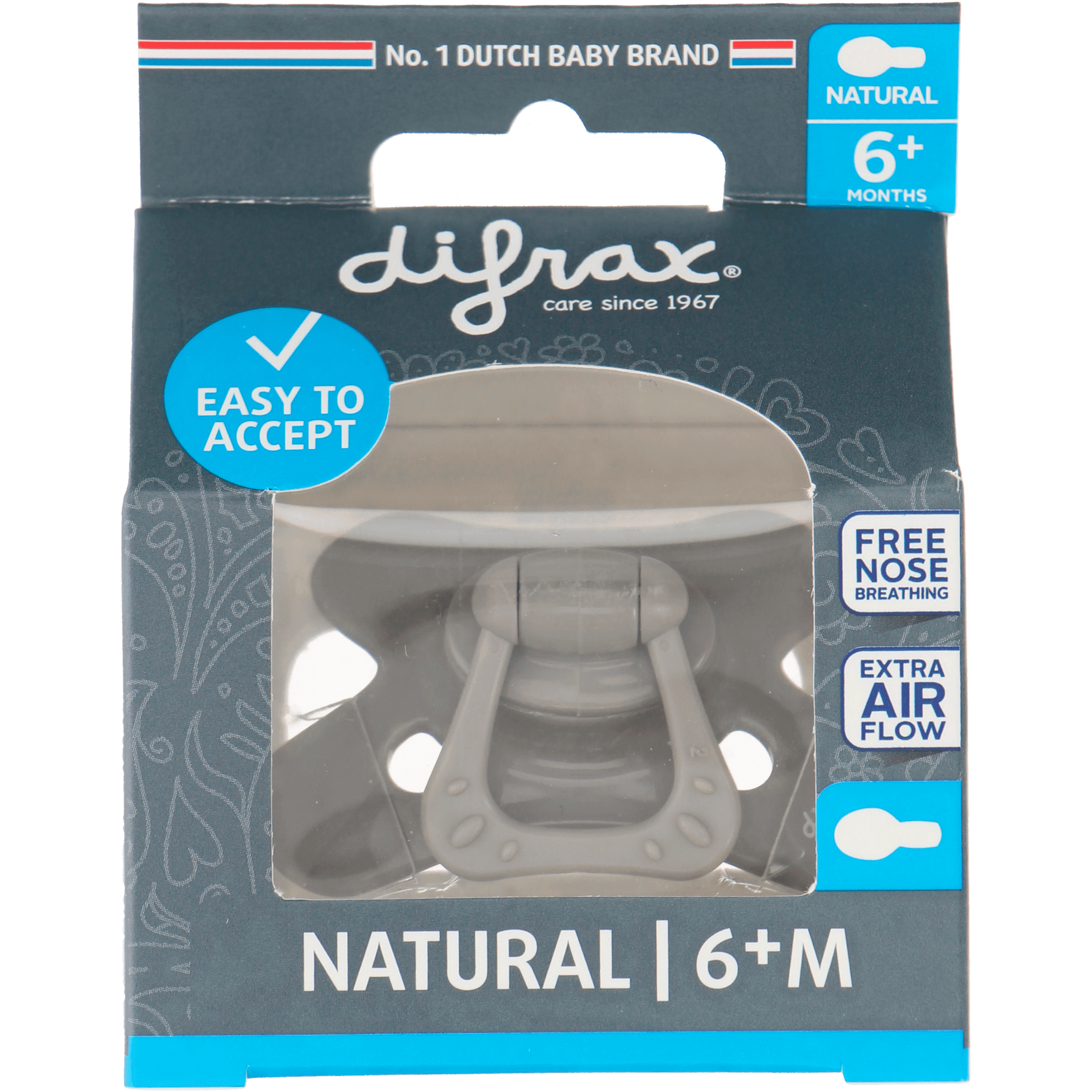 Difrax Fopspeen natural 6+ maanden