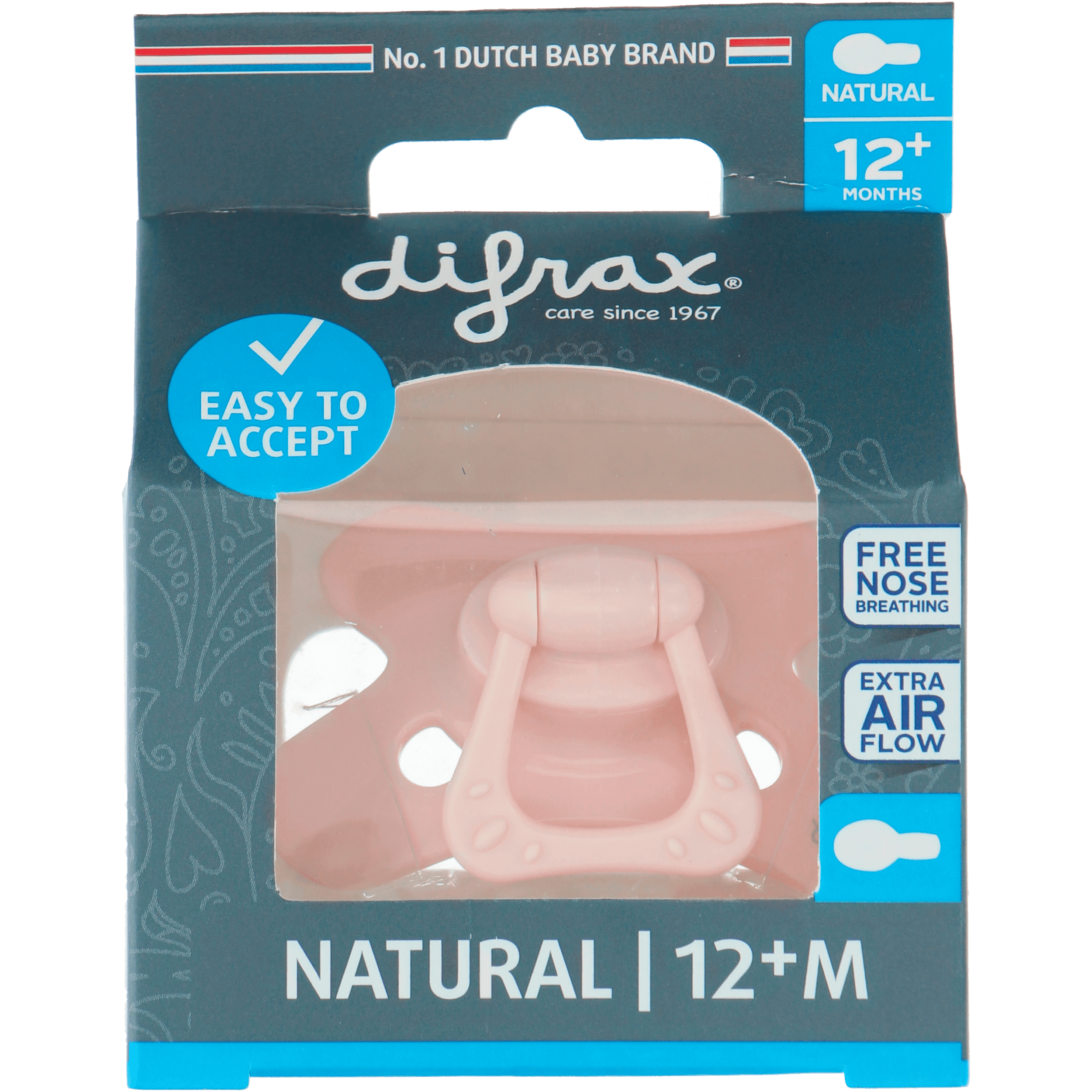 Difrax Fopspeen natural 12+ maanden