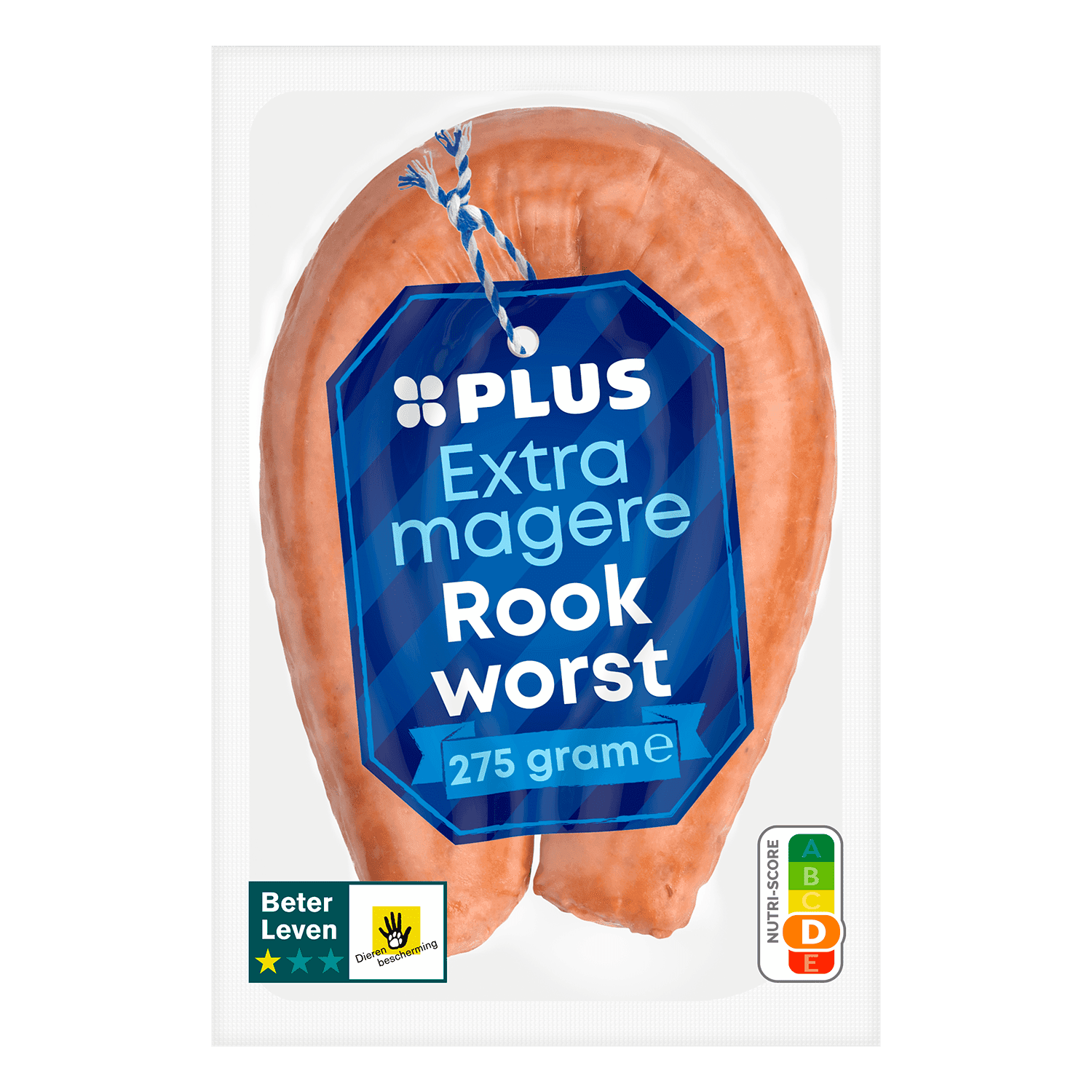 PLUS Extra magere rookworst BLK 1 ster