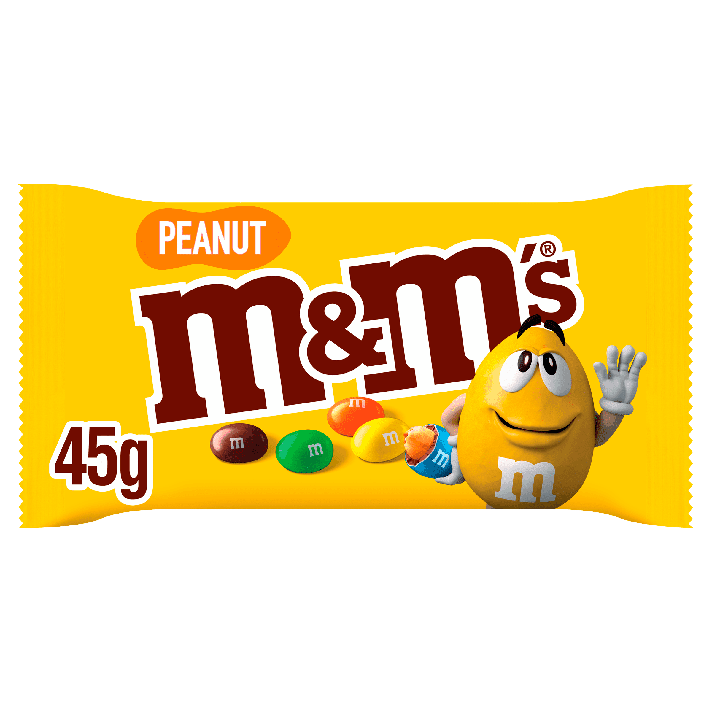 M&M'S Melk chocolade pinda snack single