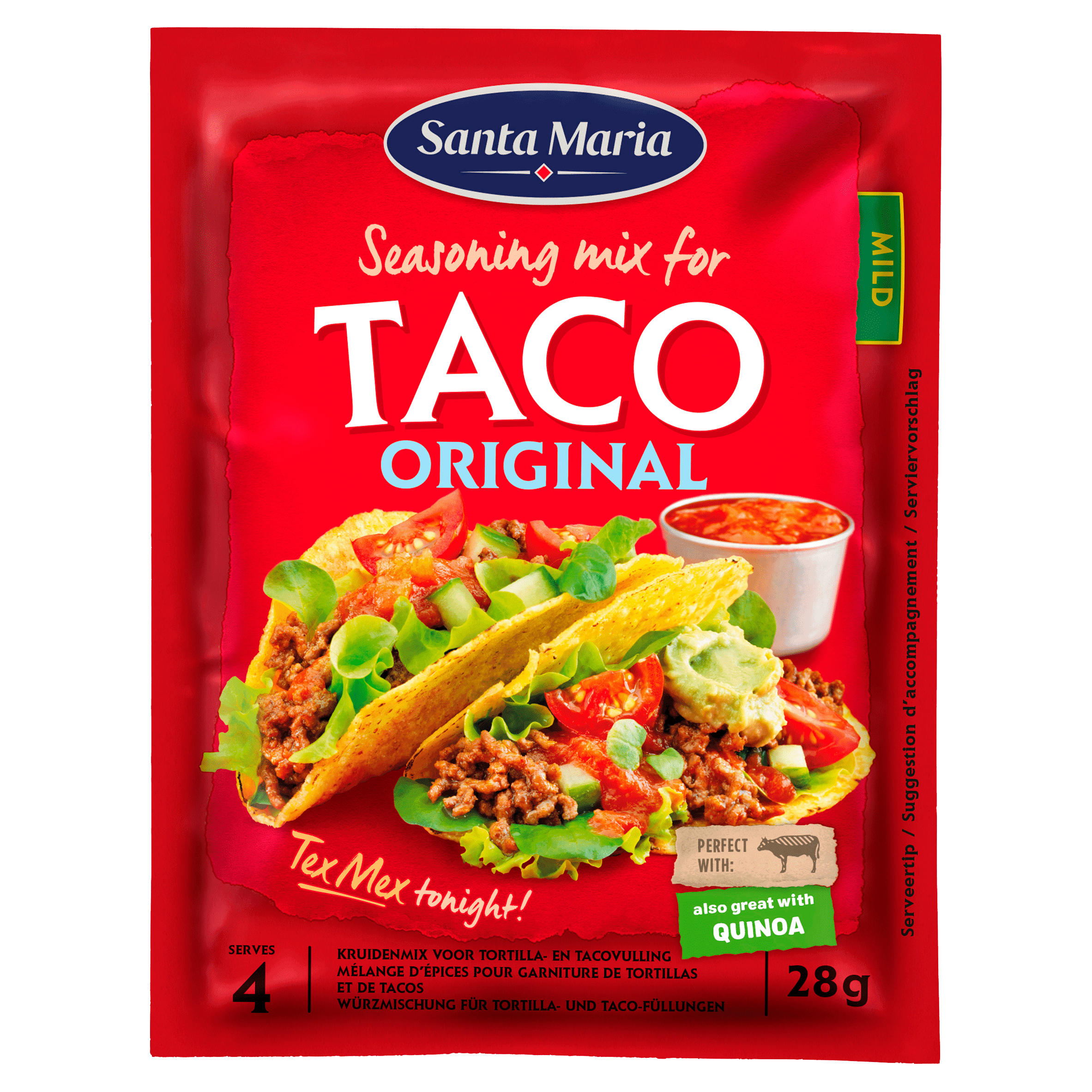 Santa maria Taco kruidenmix zakje 28 gram