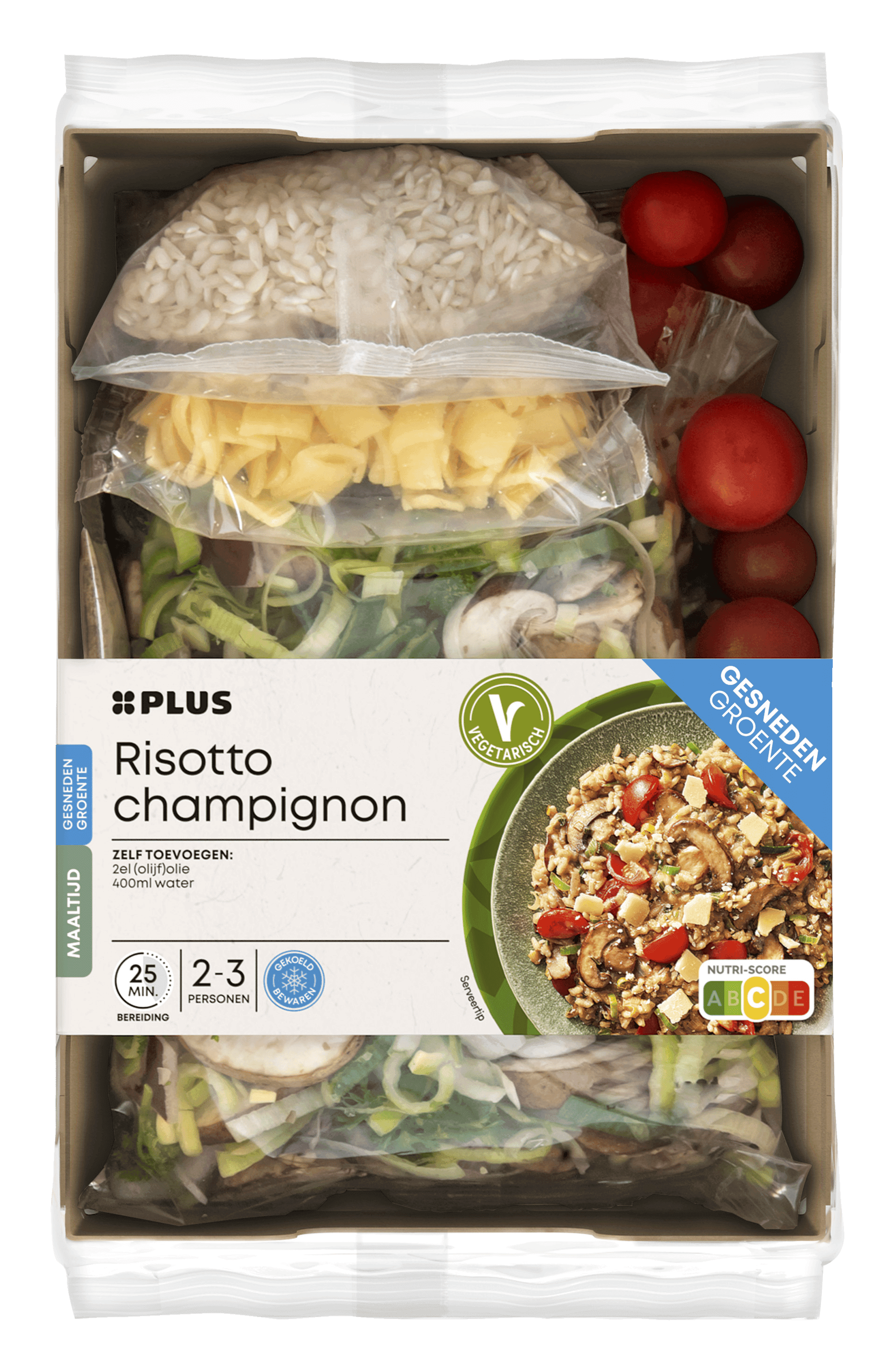 PLUS Gesneden verspakket risotto champignon