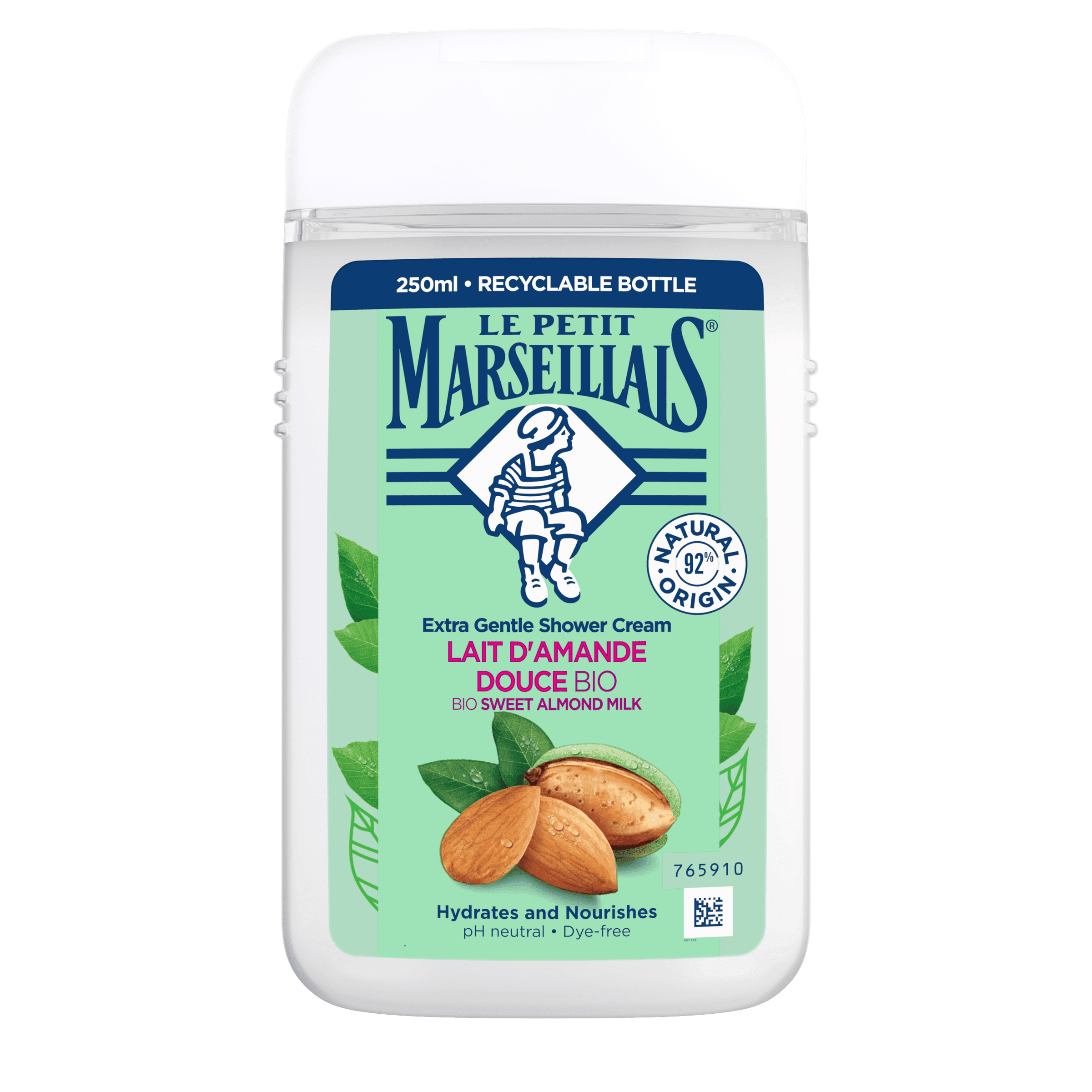 Le Petit Marseiliais Showercream Sweet Almond