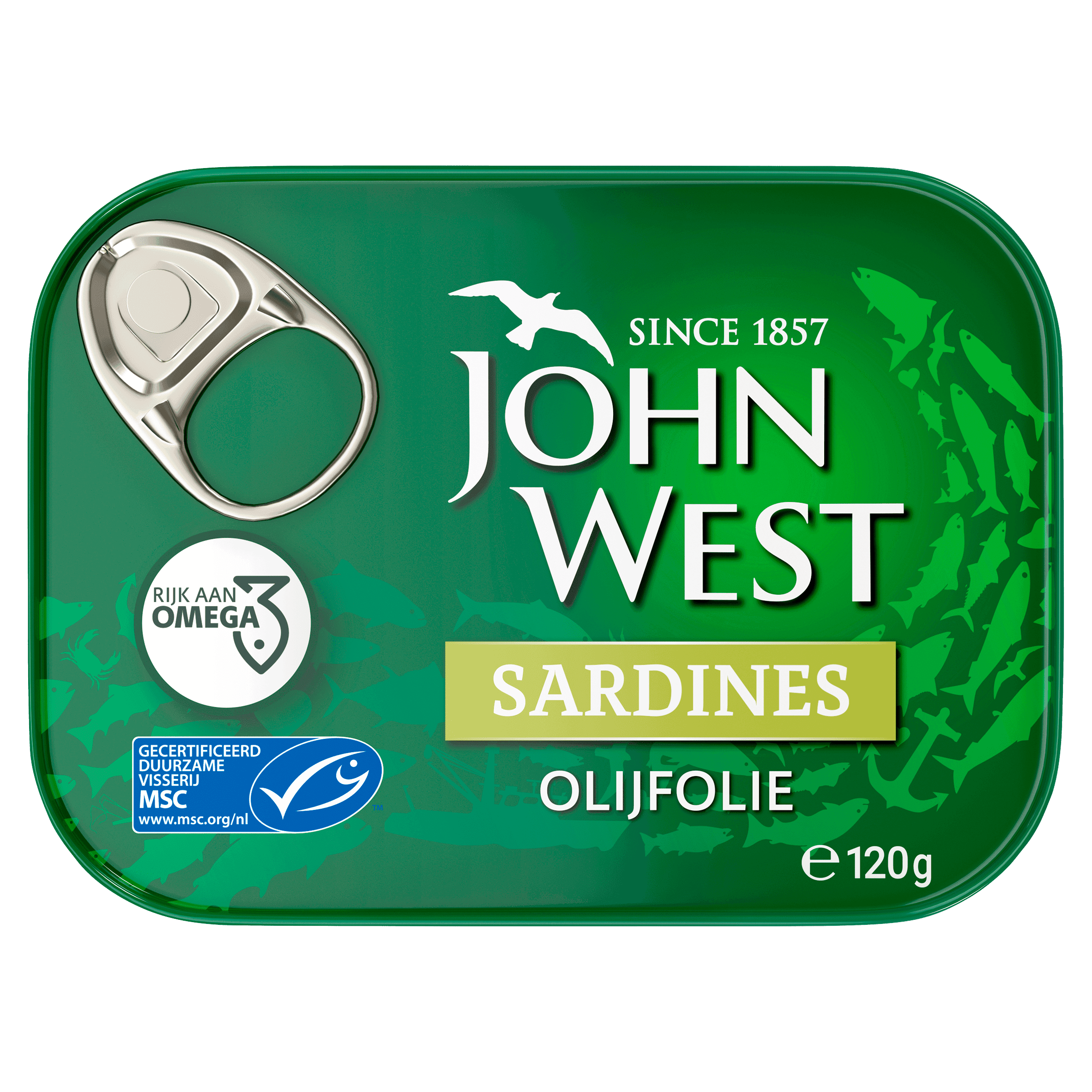 John West Sardines in olijfolie MSC