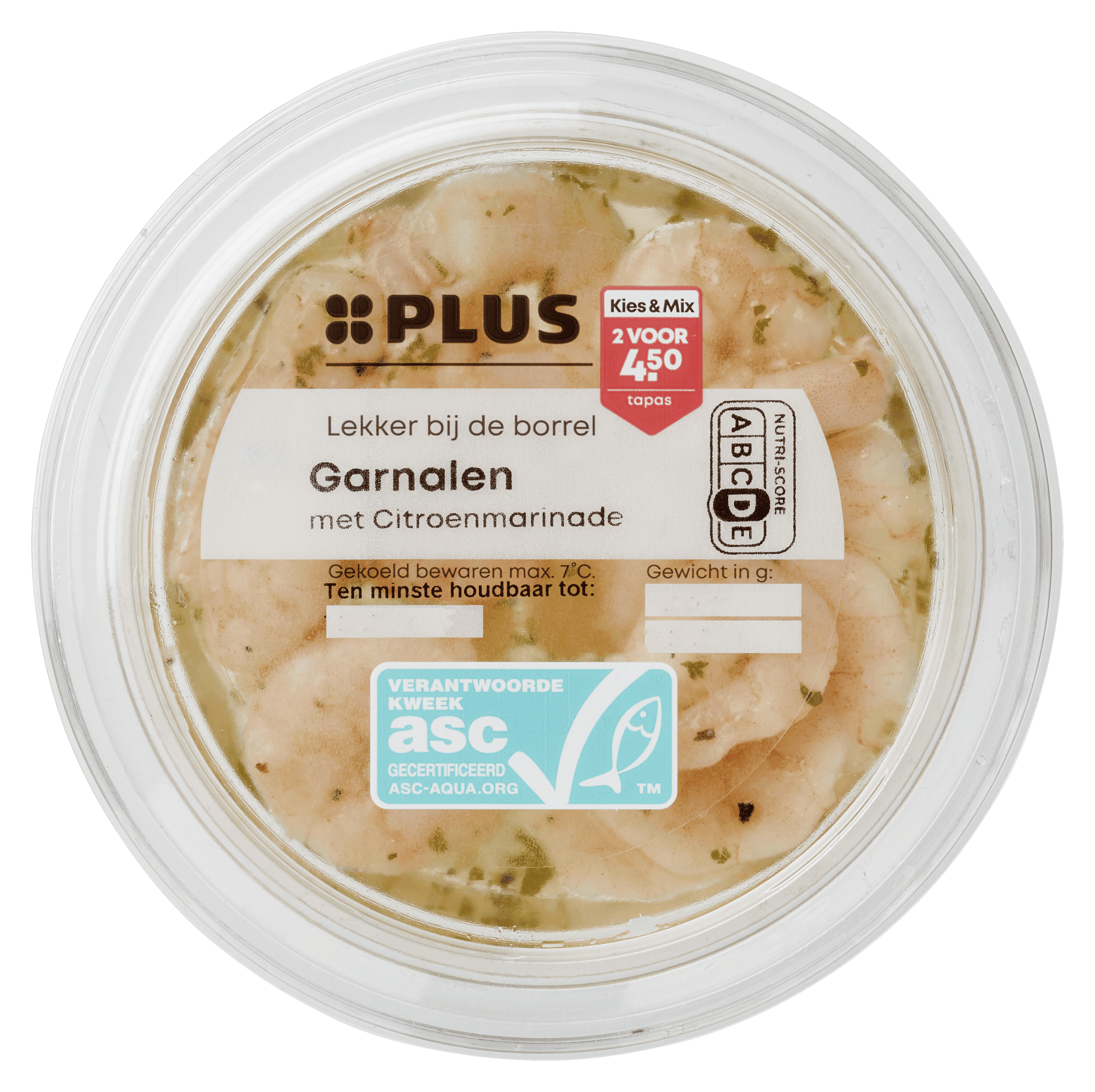 PLUS Garnalen in citroenmarinade