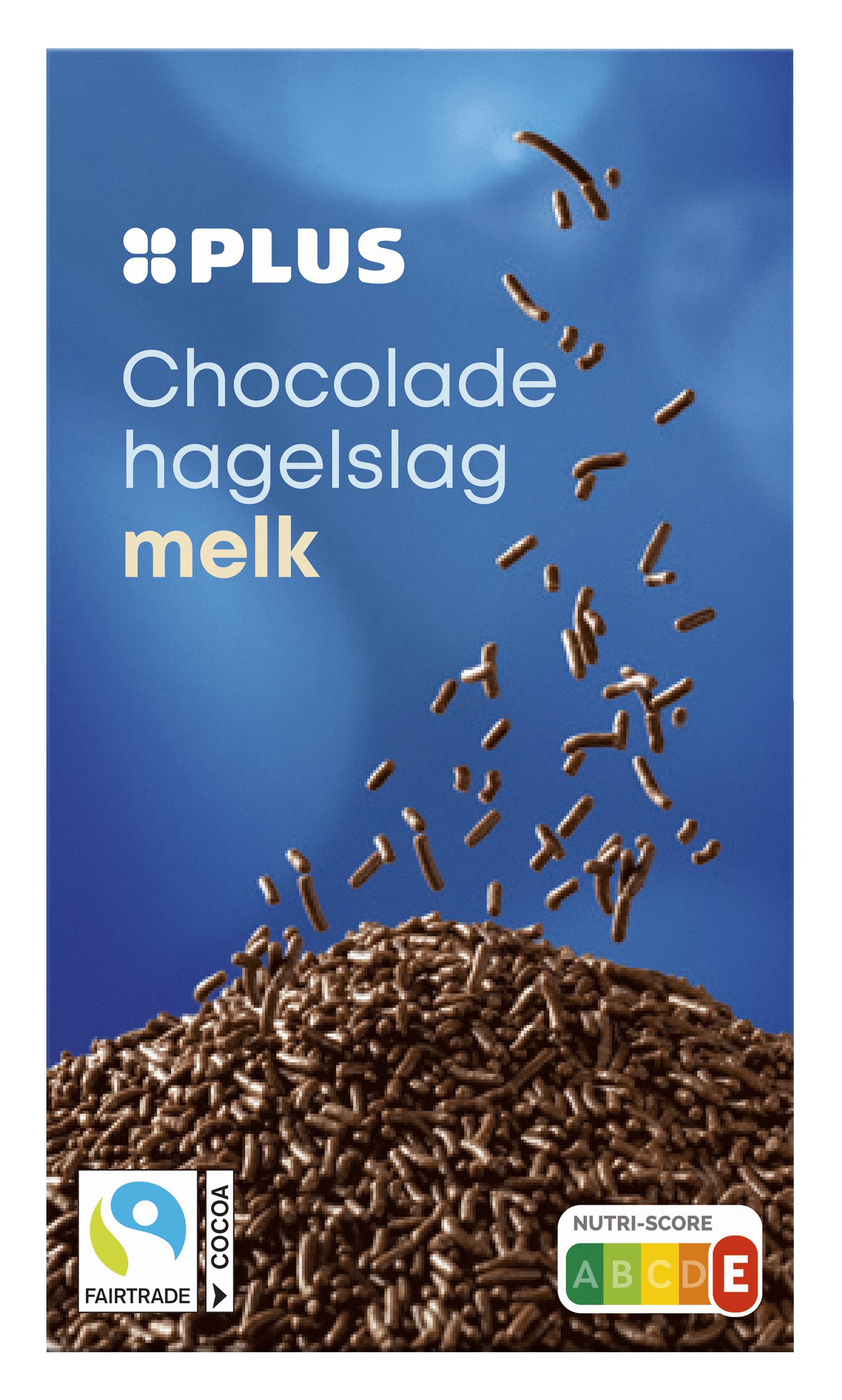 PLUS Chocoladehagelslag melk Fairtrade