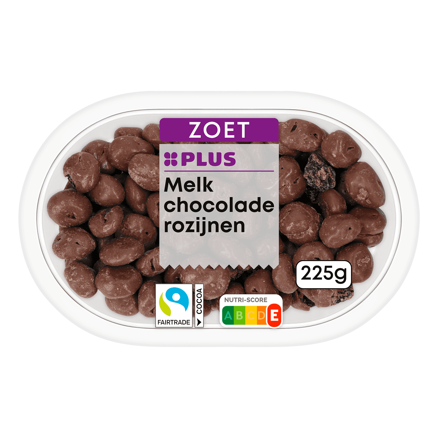 PLUS Melkchocolade rozijnen Fairtrade