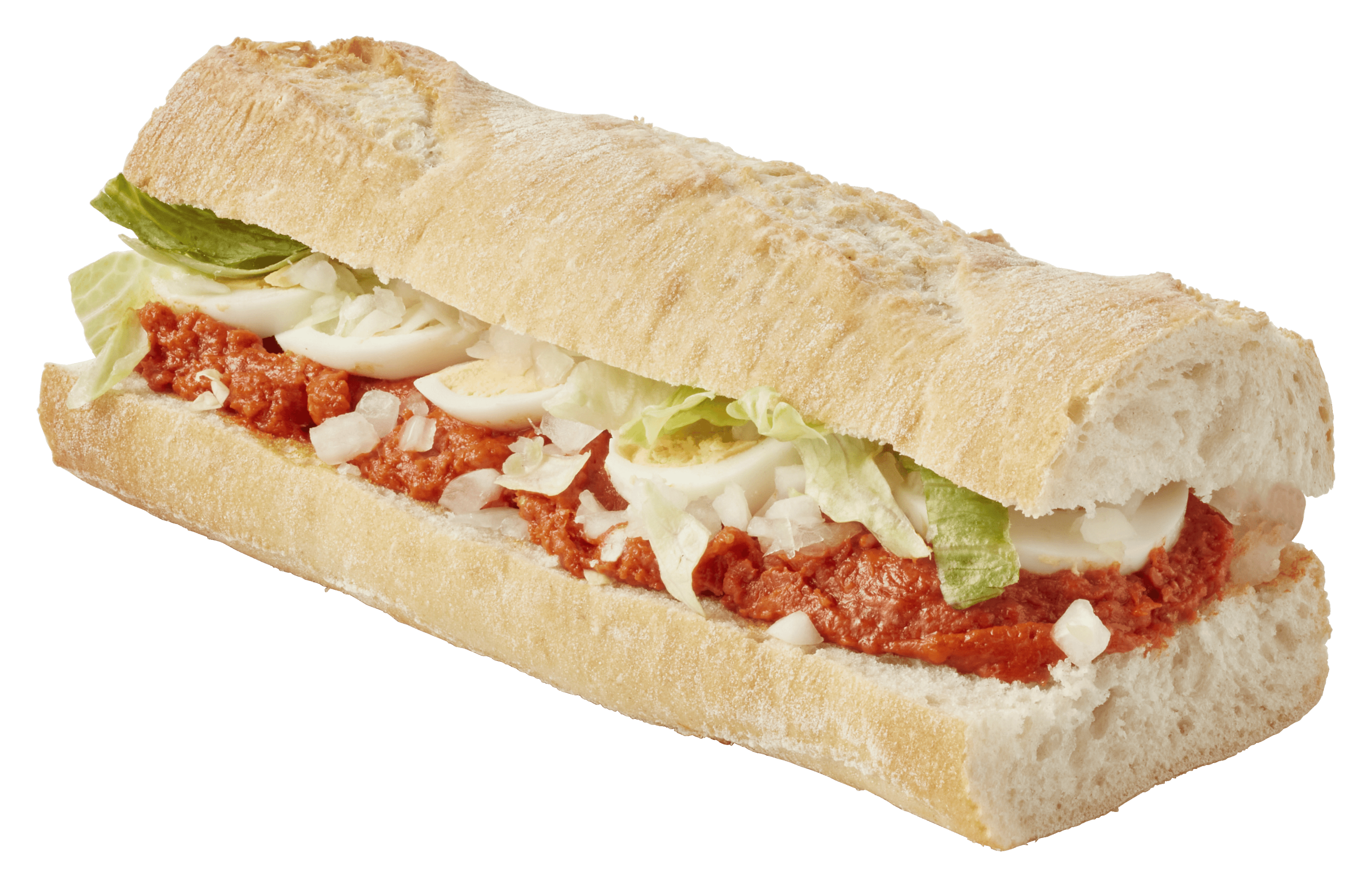 PLUS Witte baguette filet americain