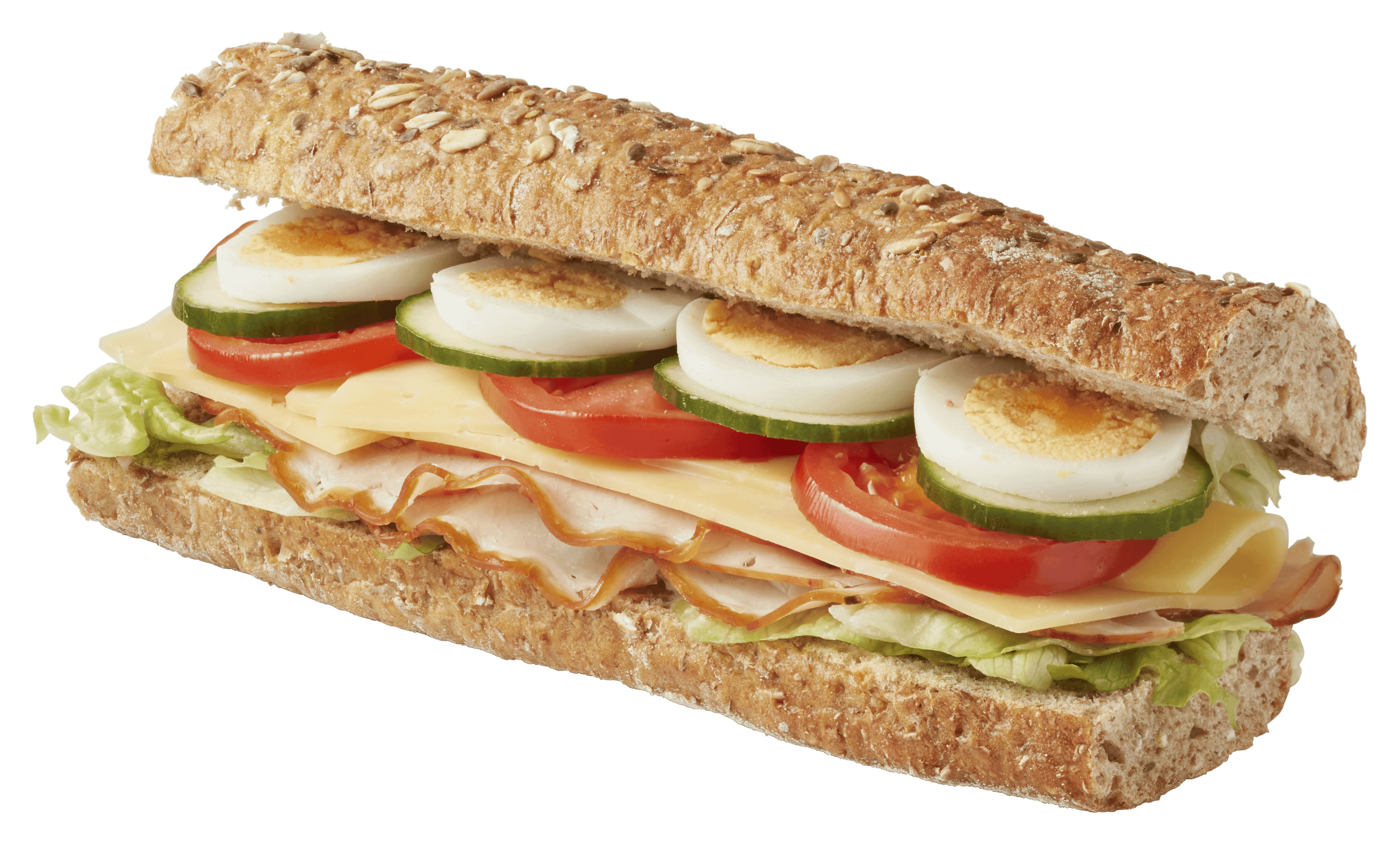 PLUS Meergranen baguette gezond ham kaas