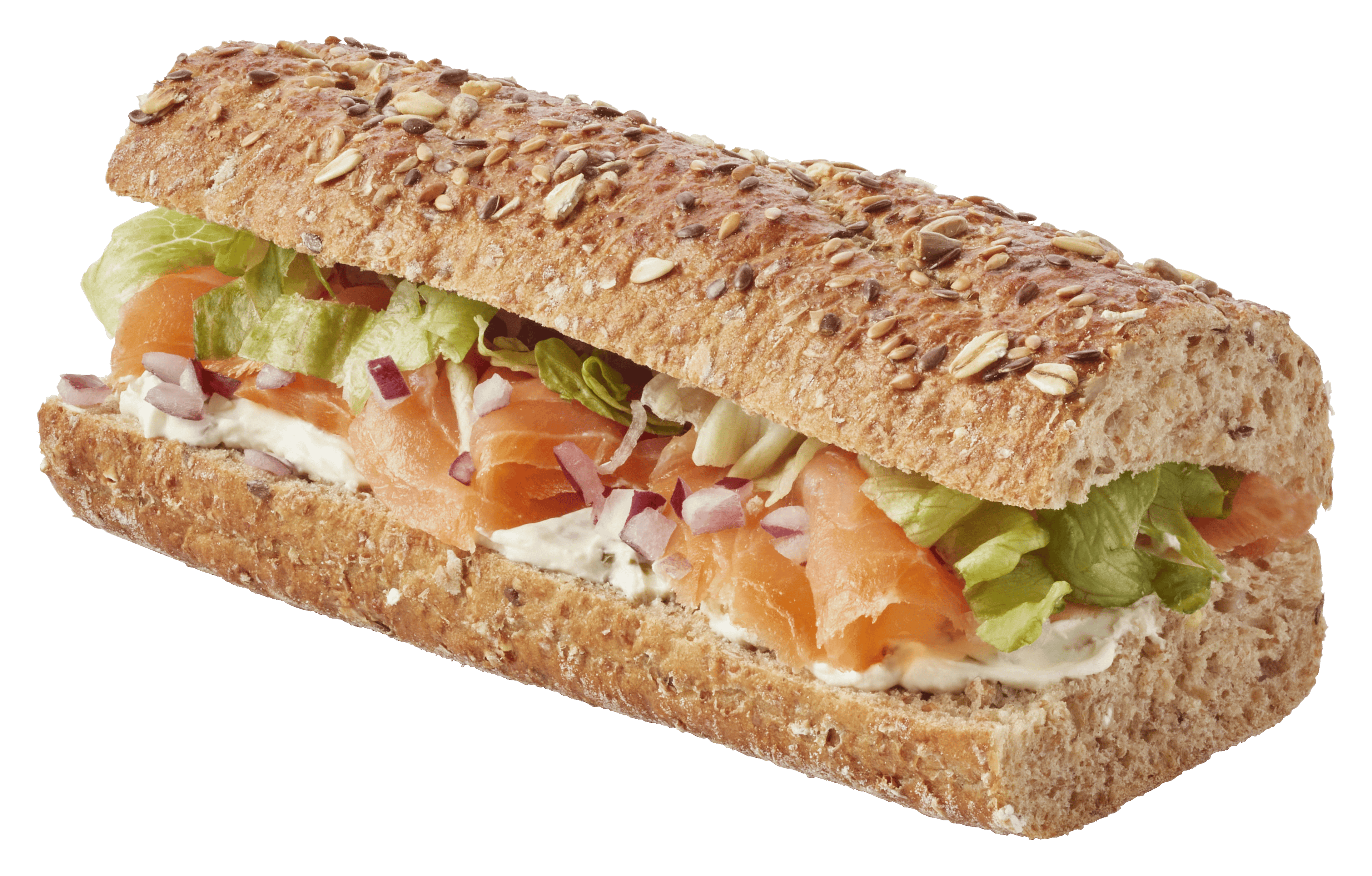 PLUS Meergranen baguette gerookte zalm