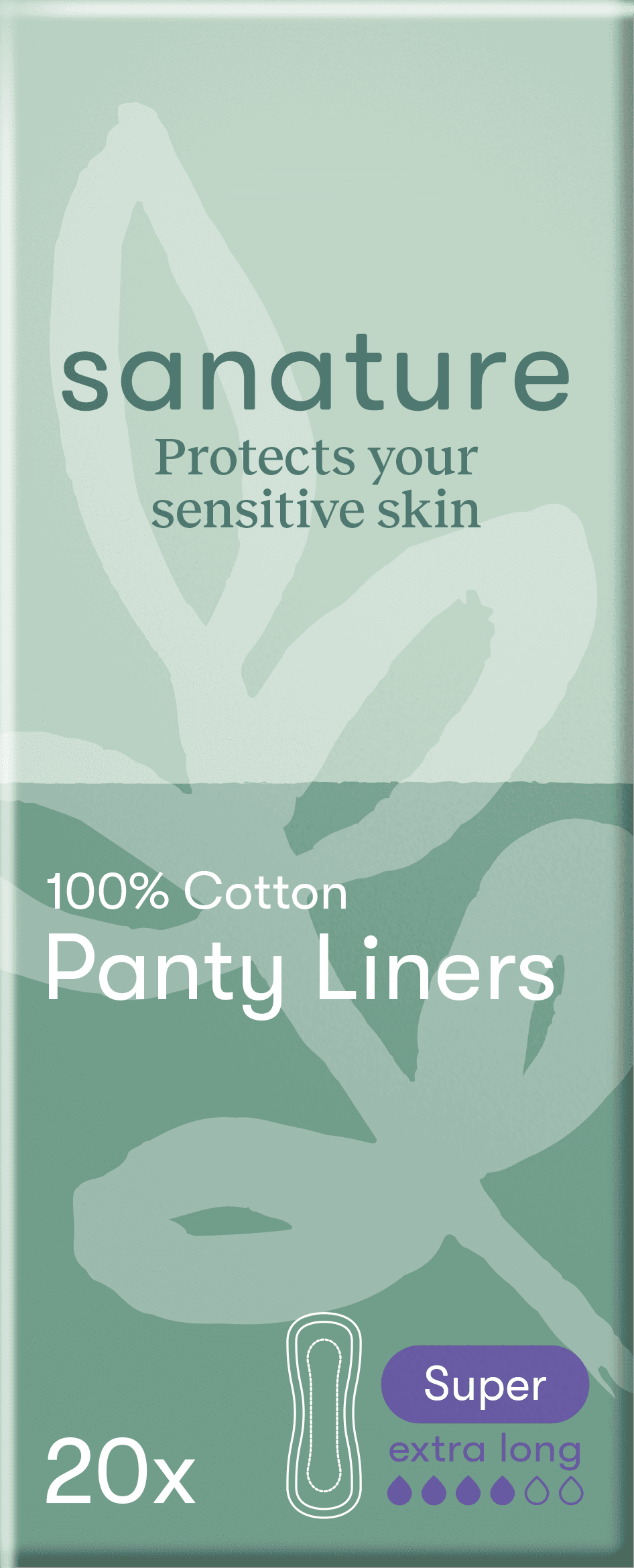 Sanature 100% cotton inlegkruisjes super