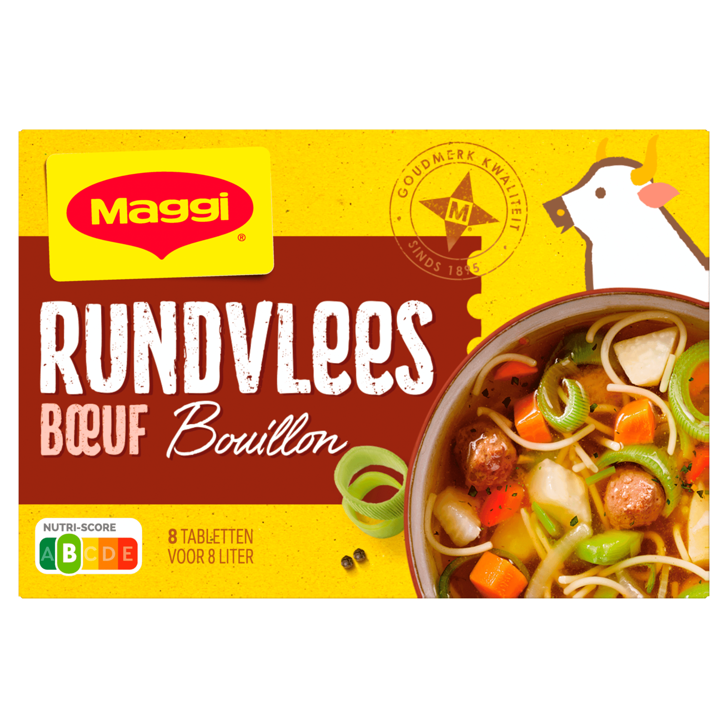 Maggi Bouillon rundvlees 8 blokjes