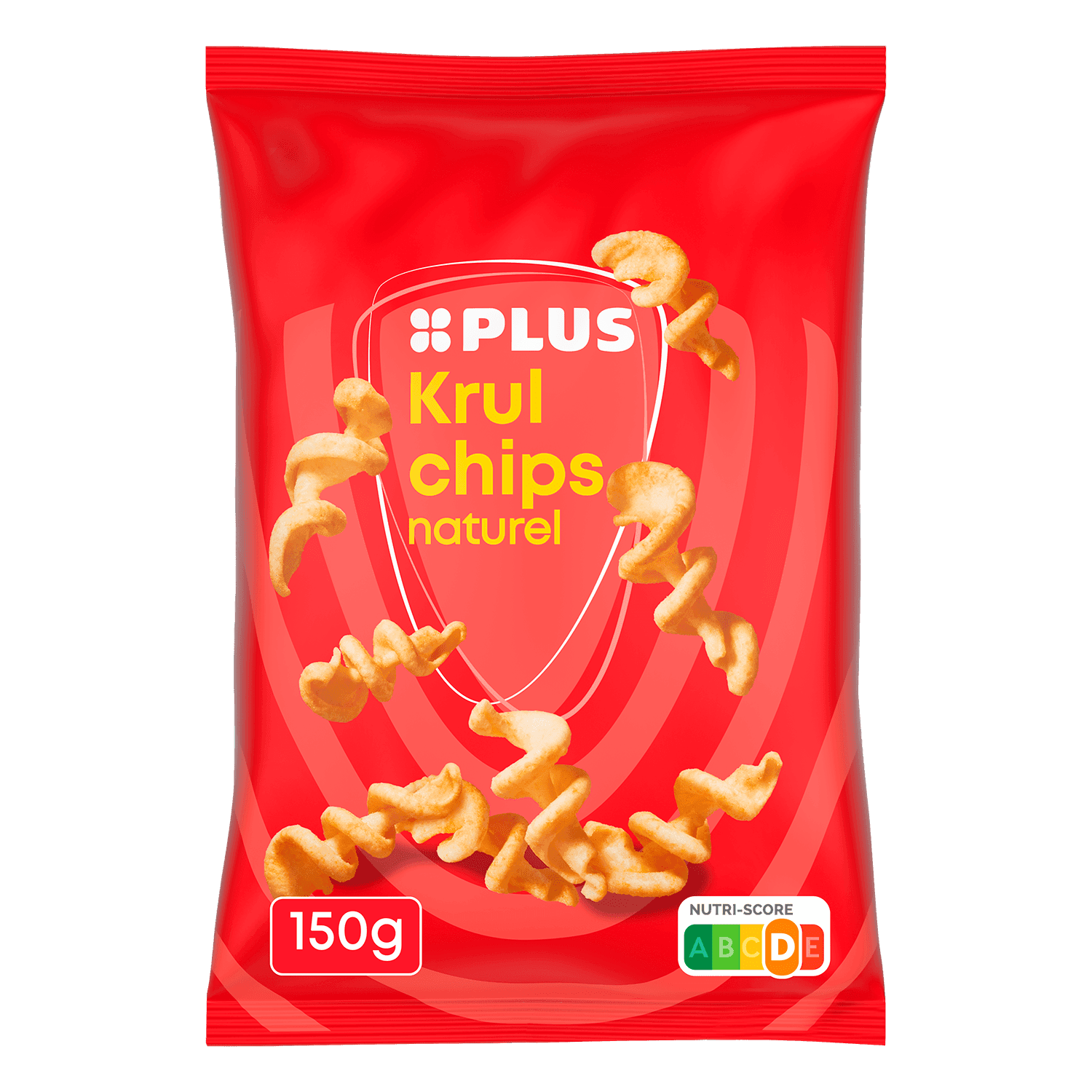 PLUS Krulchips Naturel
