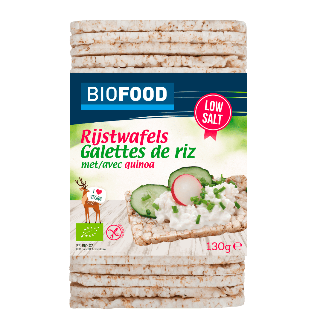 Biofood Rijstwafels quinoa bio