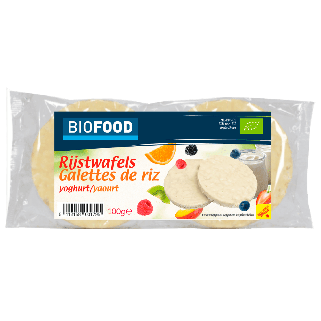 Biofood Rijstwafels yoghurt bio