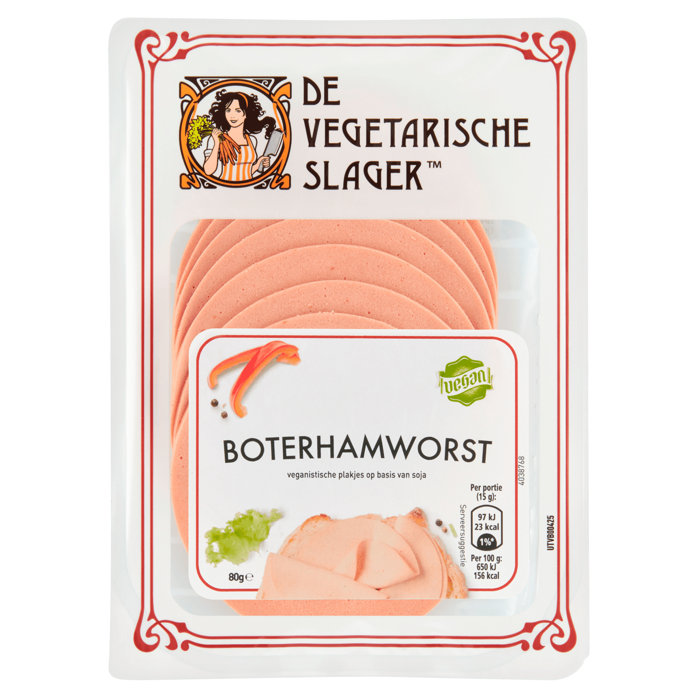 Vegetarische Slager Boterhamworst