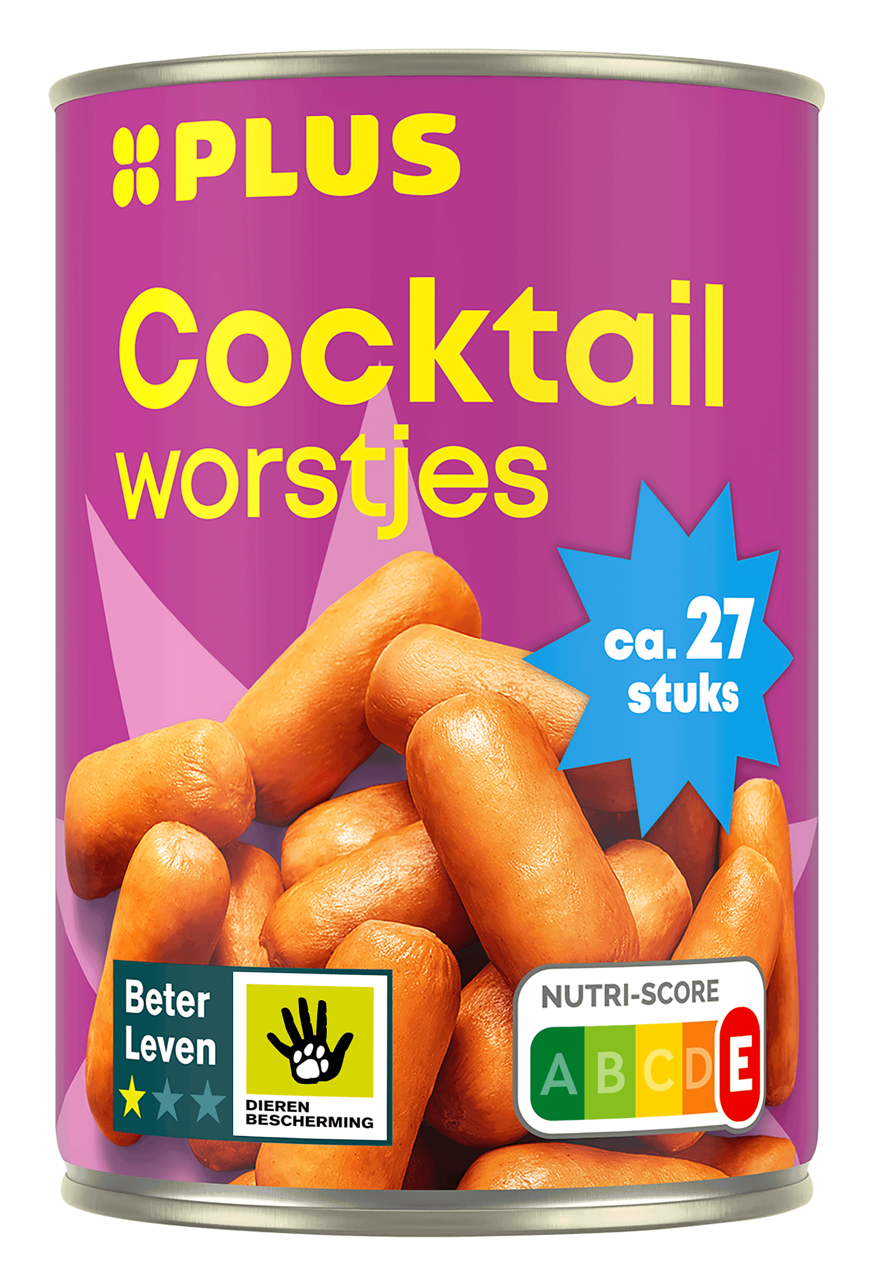 PLUS Cocktailworstjes ca. 27st