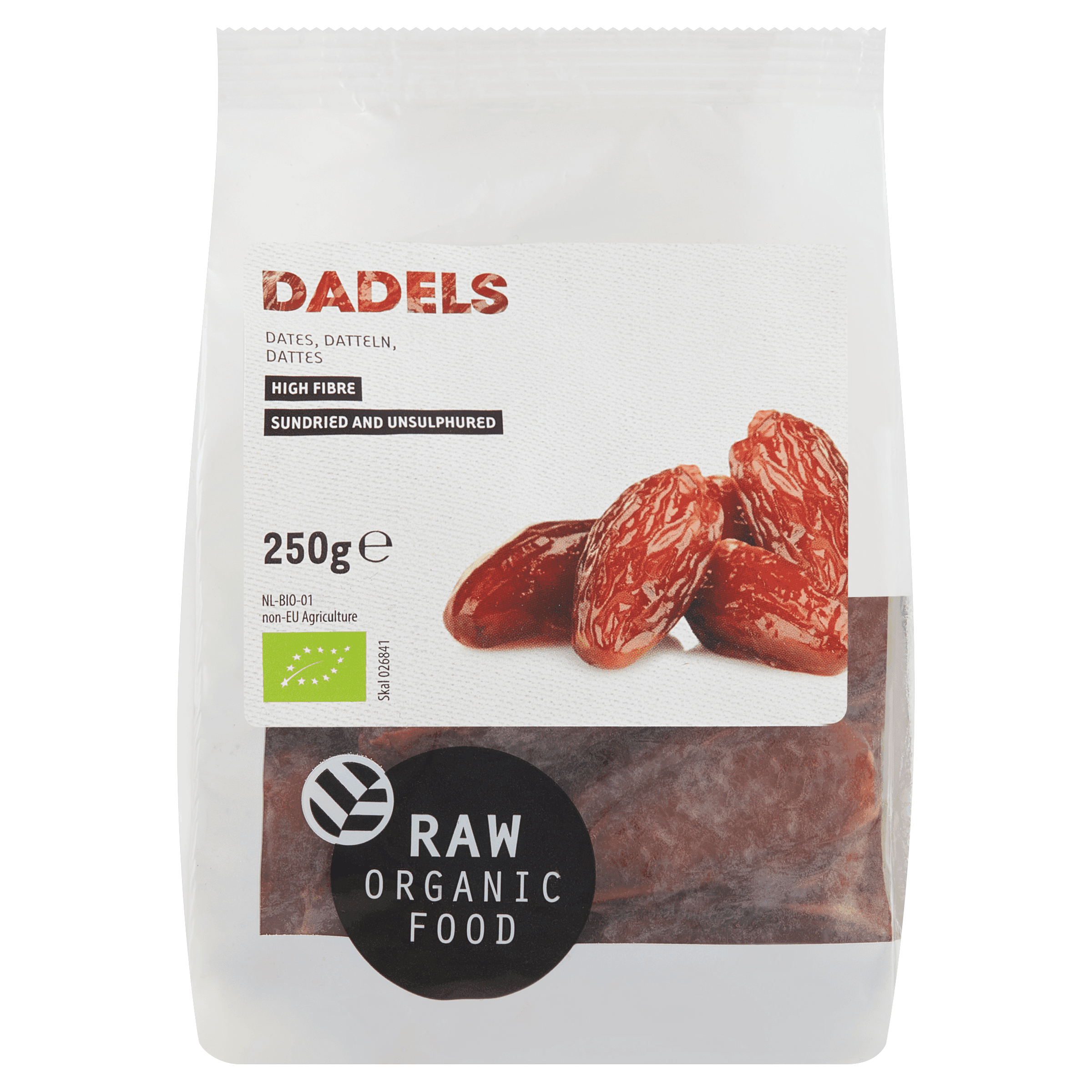 Raw Organic Food Dadels biologisch