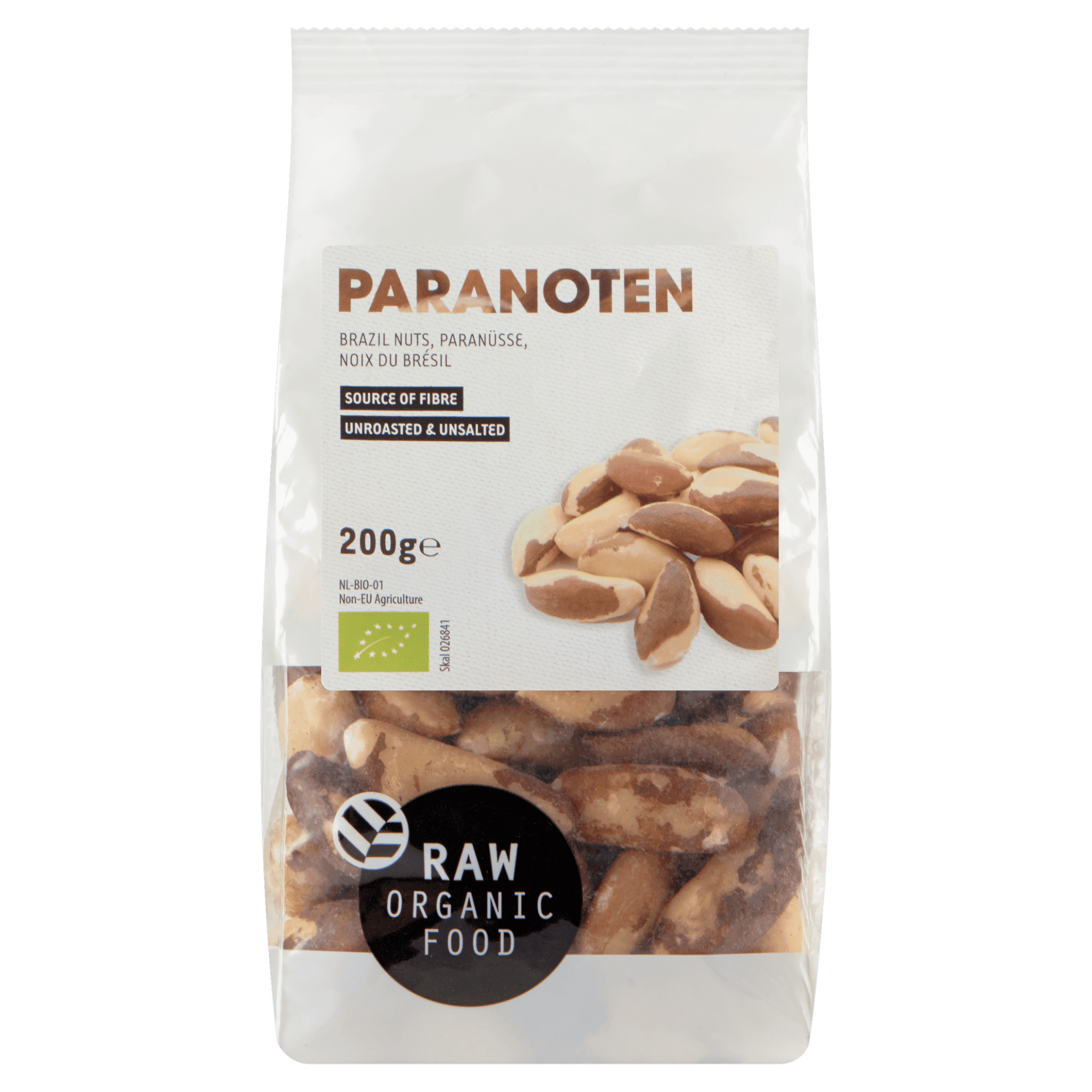 Raw Organic Food Paranoten biologisch