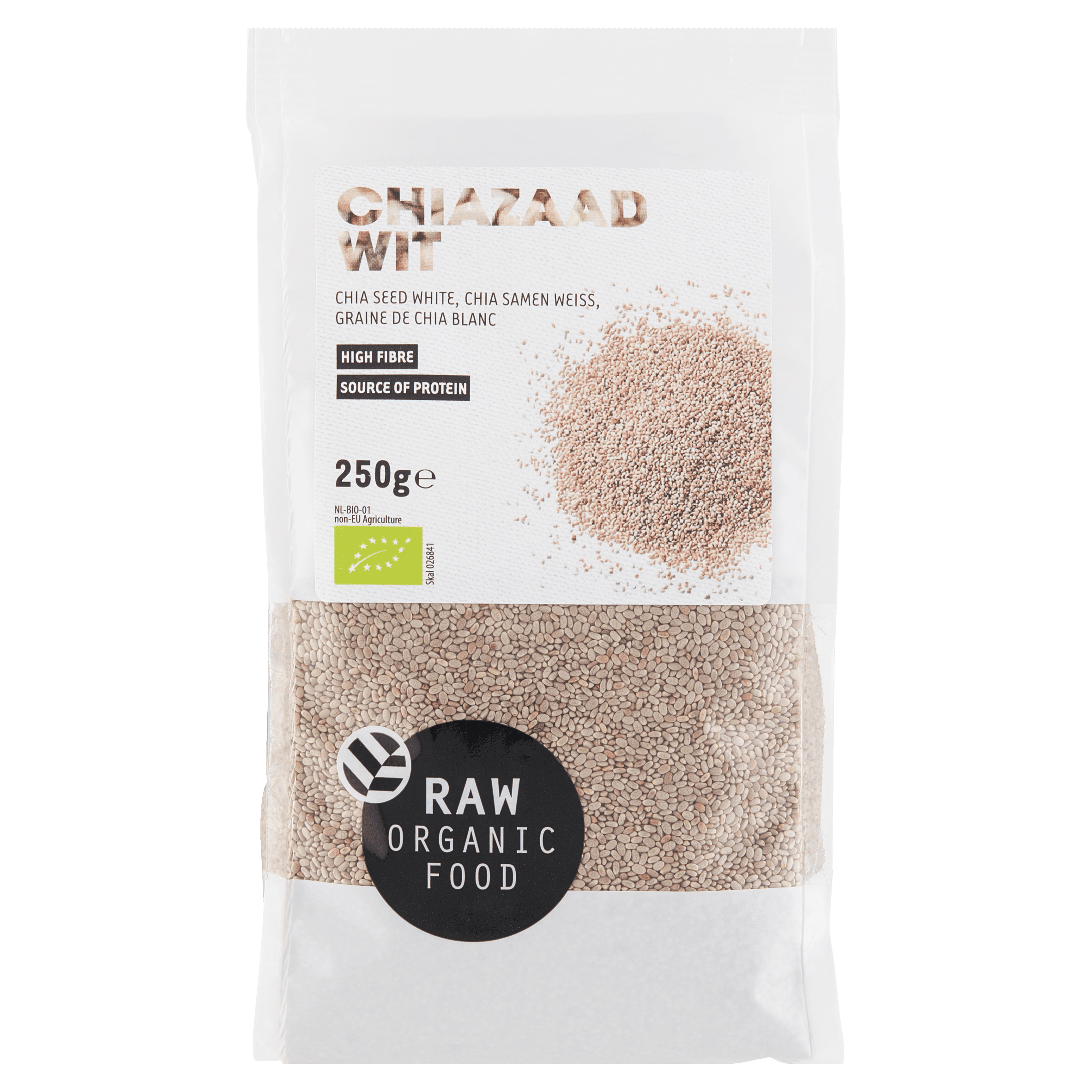 Raw Organic Food Chiazaad wit biologisch