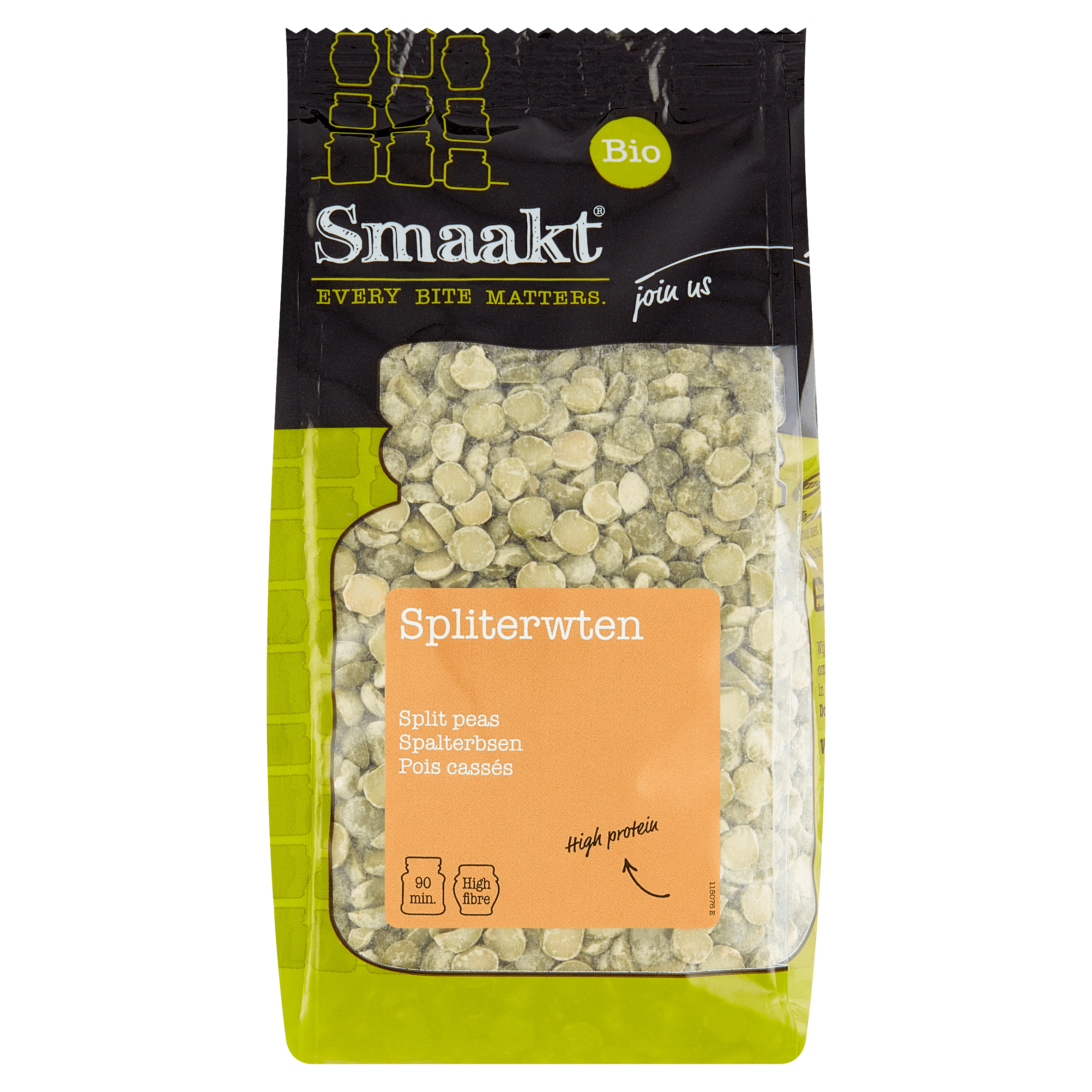 Smaakt Spliterwten biologisch