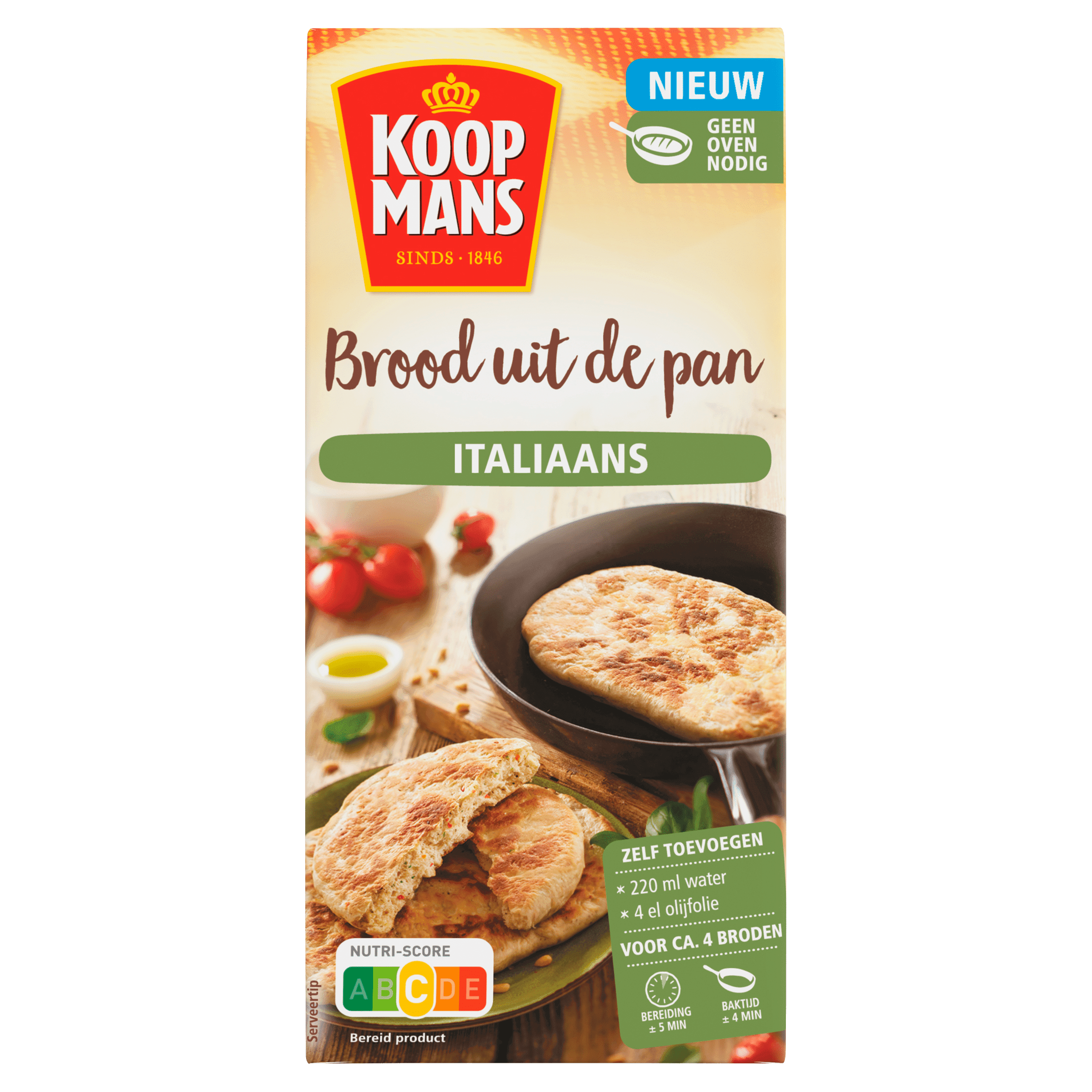 Koopmans Brood uit de pan Italiaans bakmix