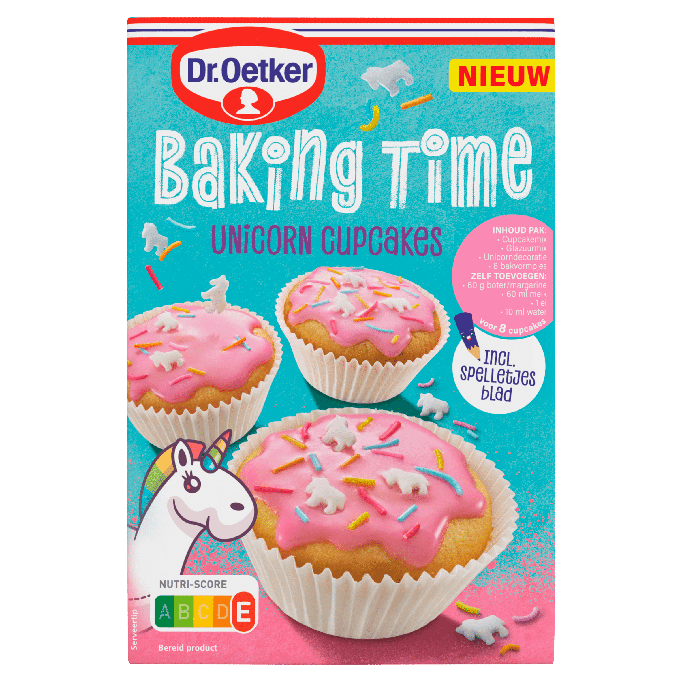 Dr. Oetker Baking time unicorn cupcake bakmix