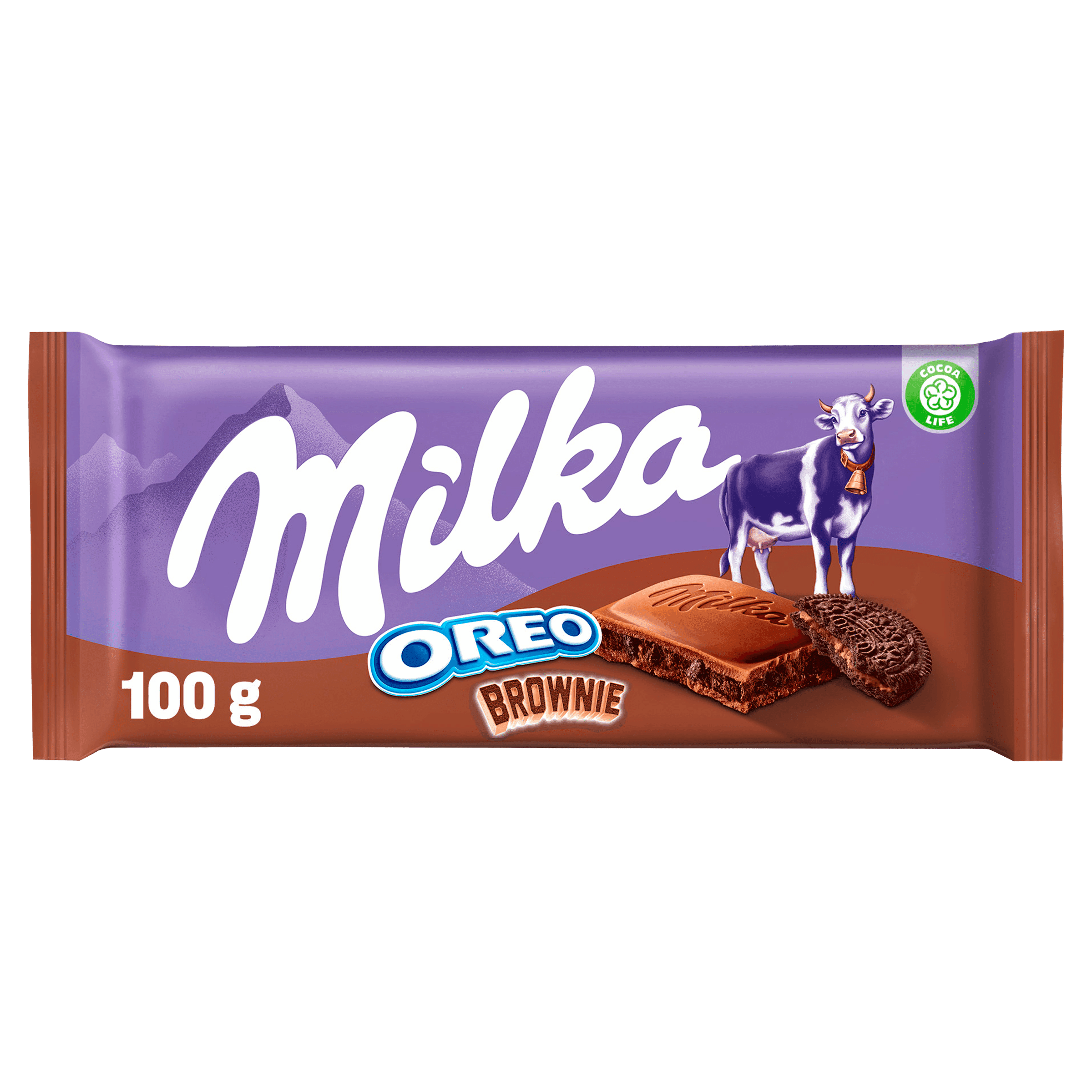 Milka Chocoladereep Oreo Brownie