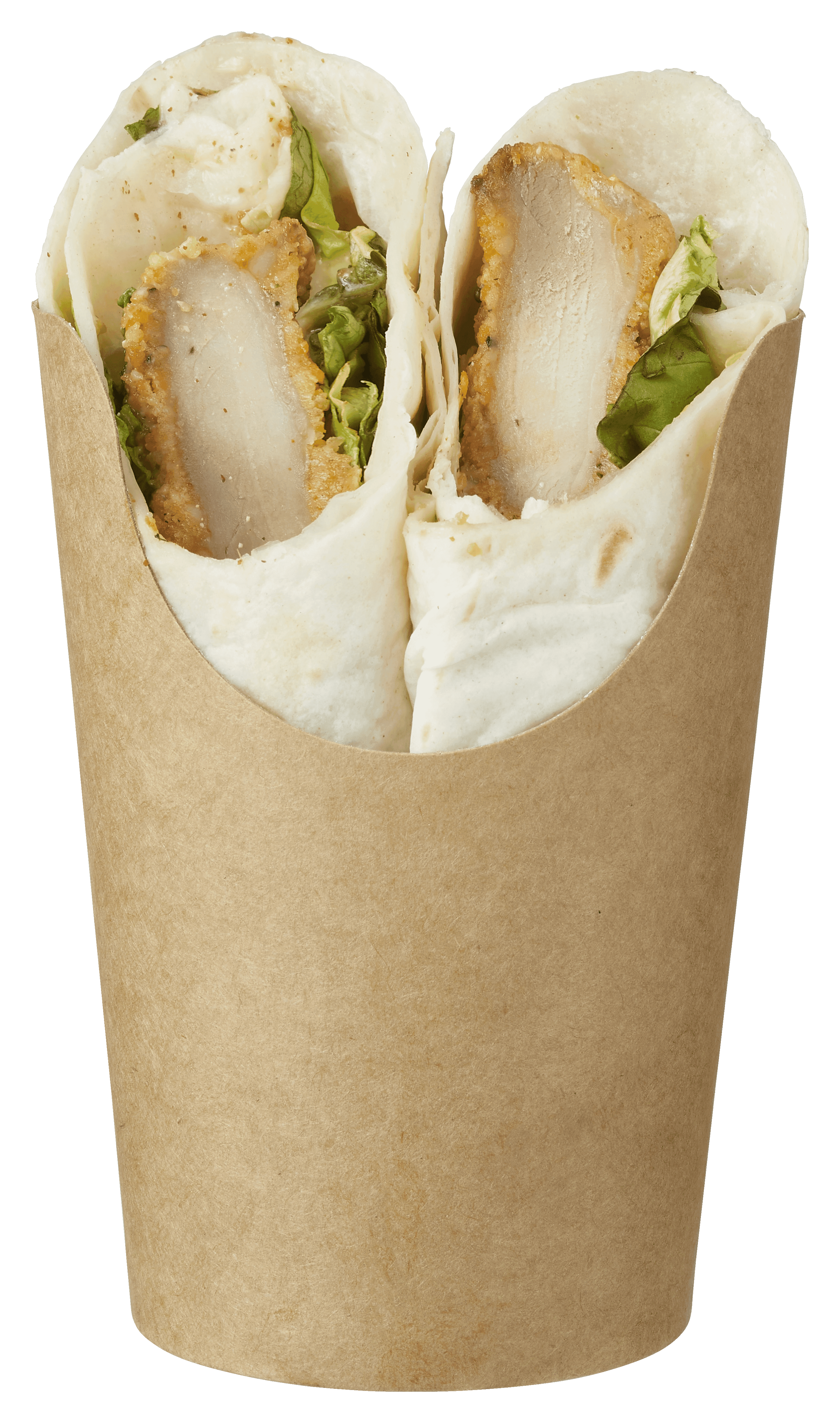 Uit de keuken van PLUS Wrap krokante kip honing mosterd