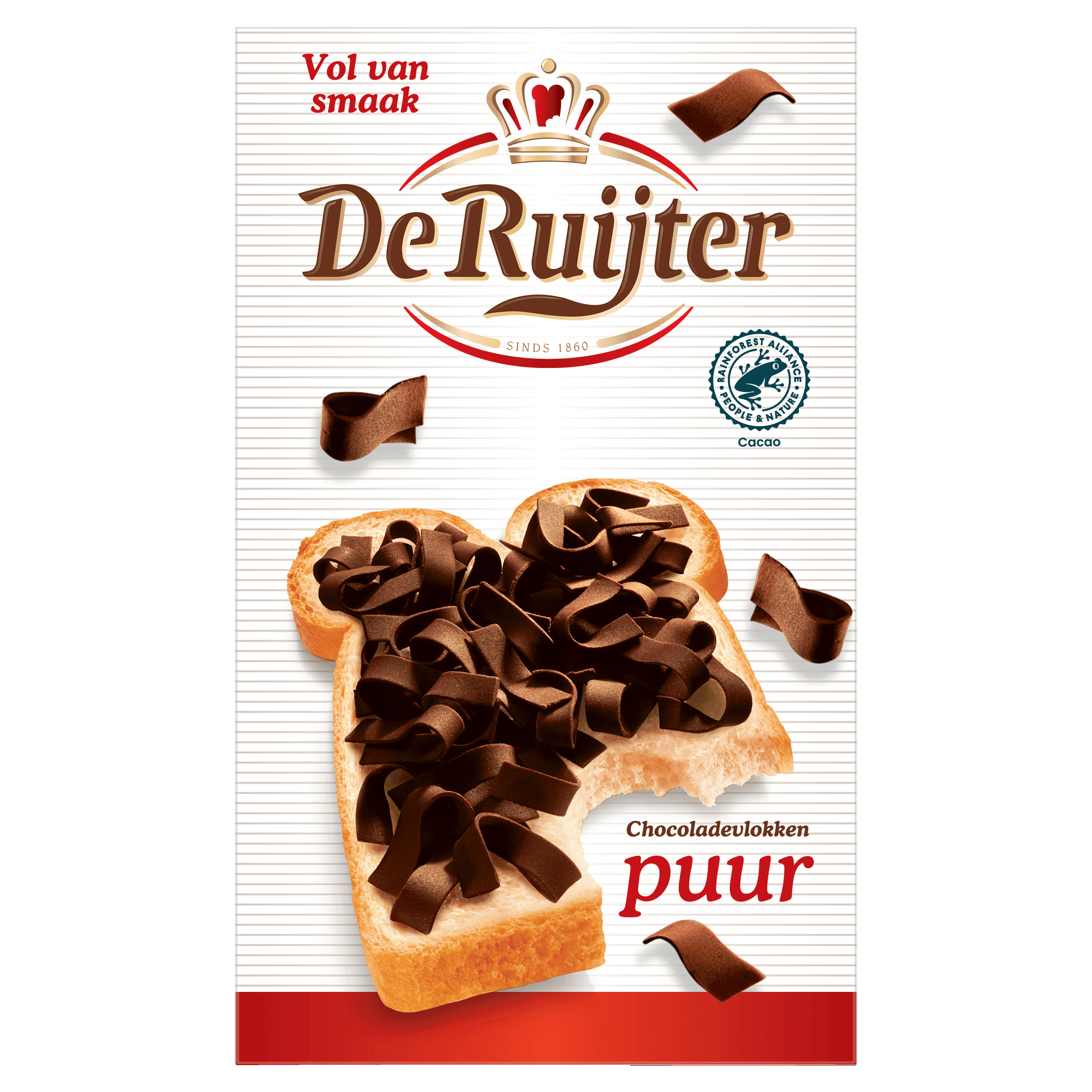 De Ruijter Chocoladevlokken Puur