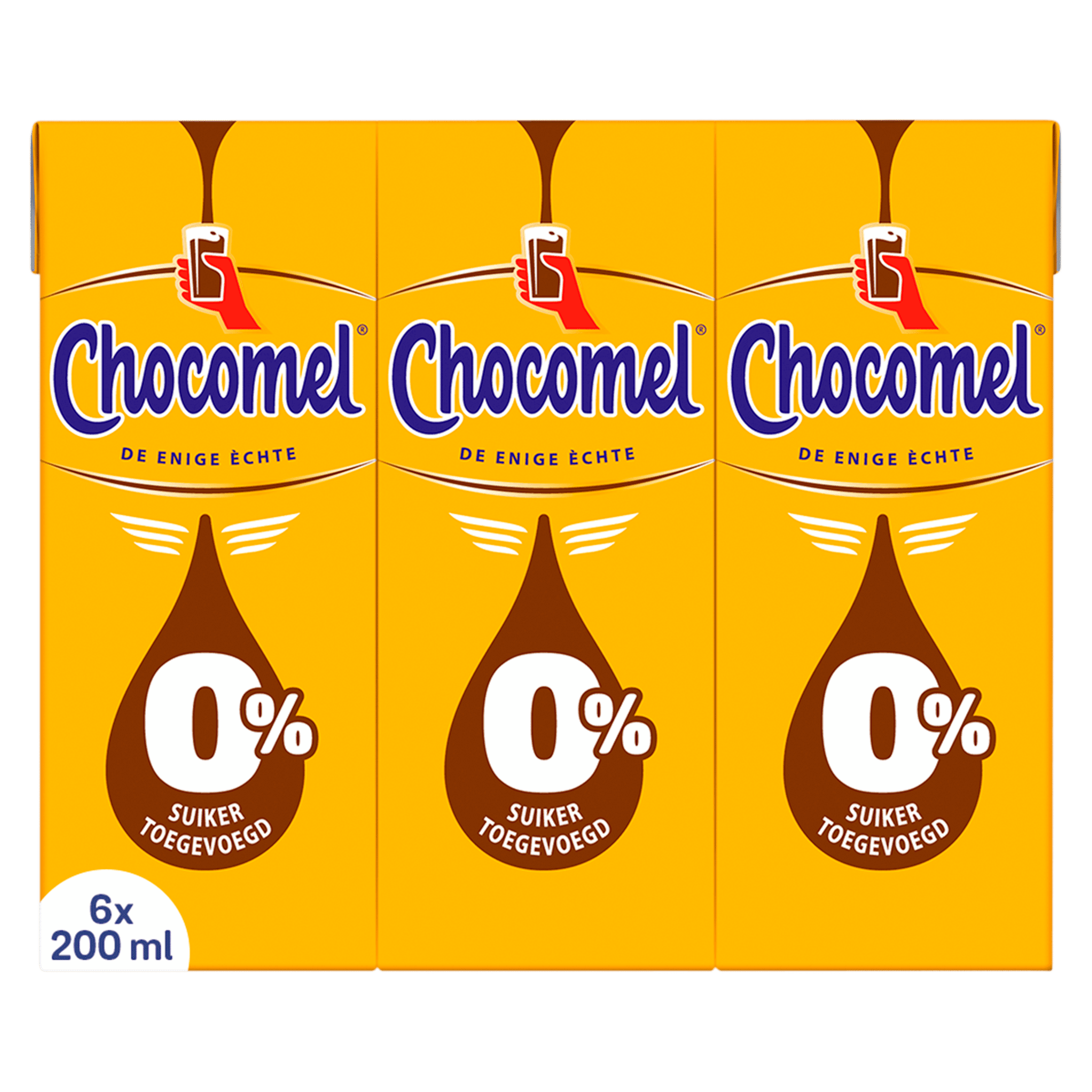 Chocomel 0% Heerlijk Romig & Rijk 6x200ML