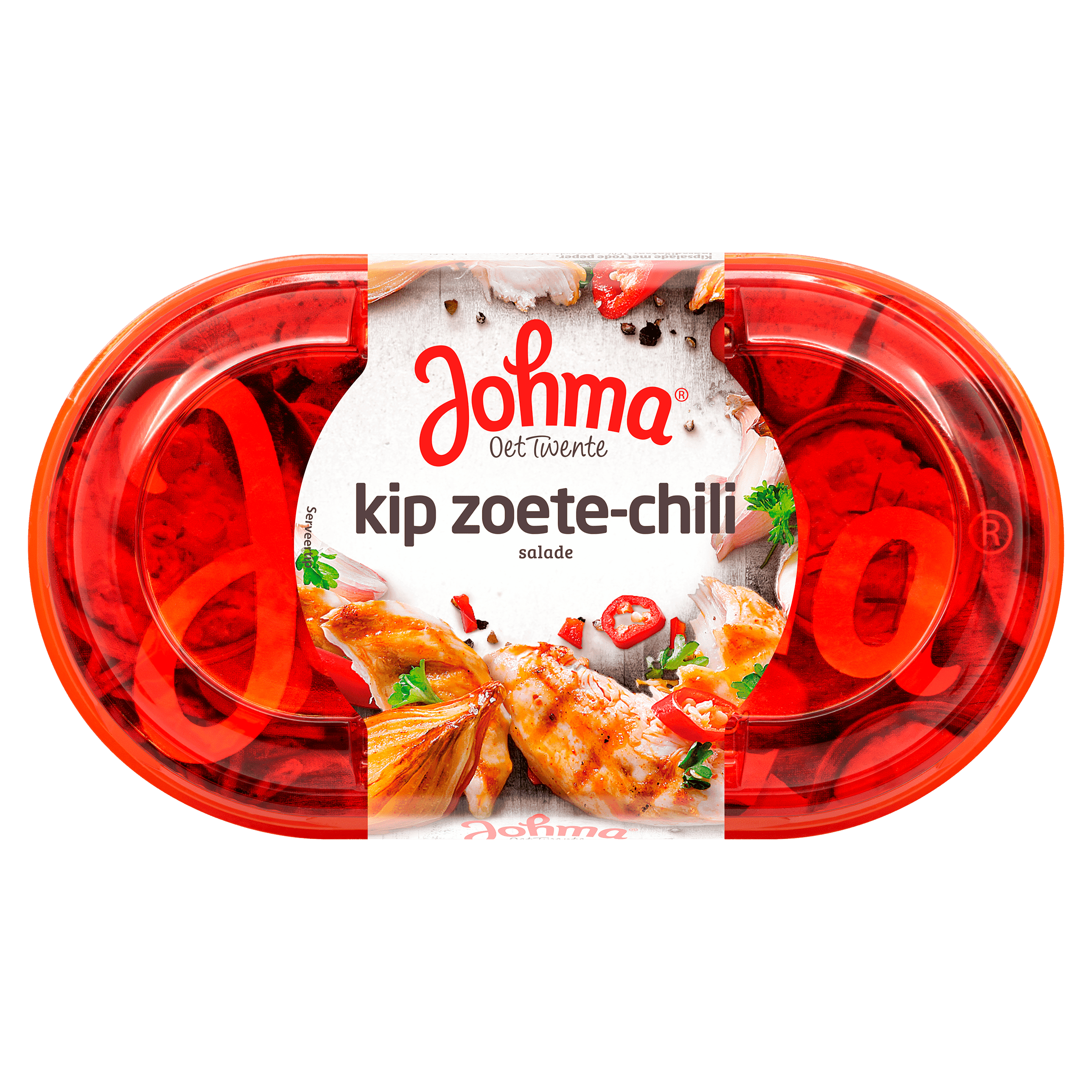 Johma Kip Zoete chili salade