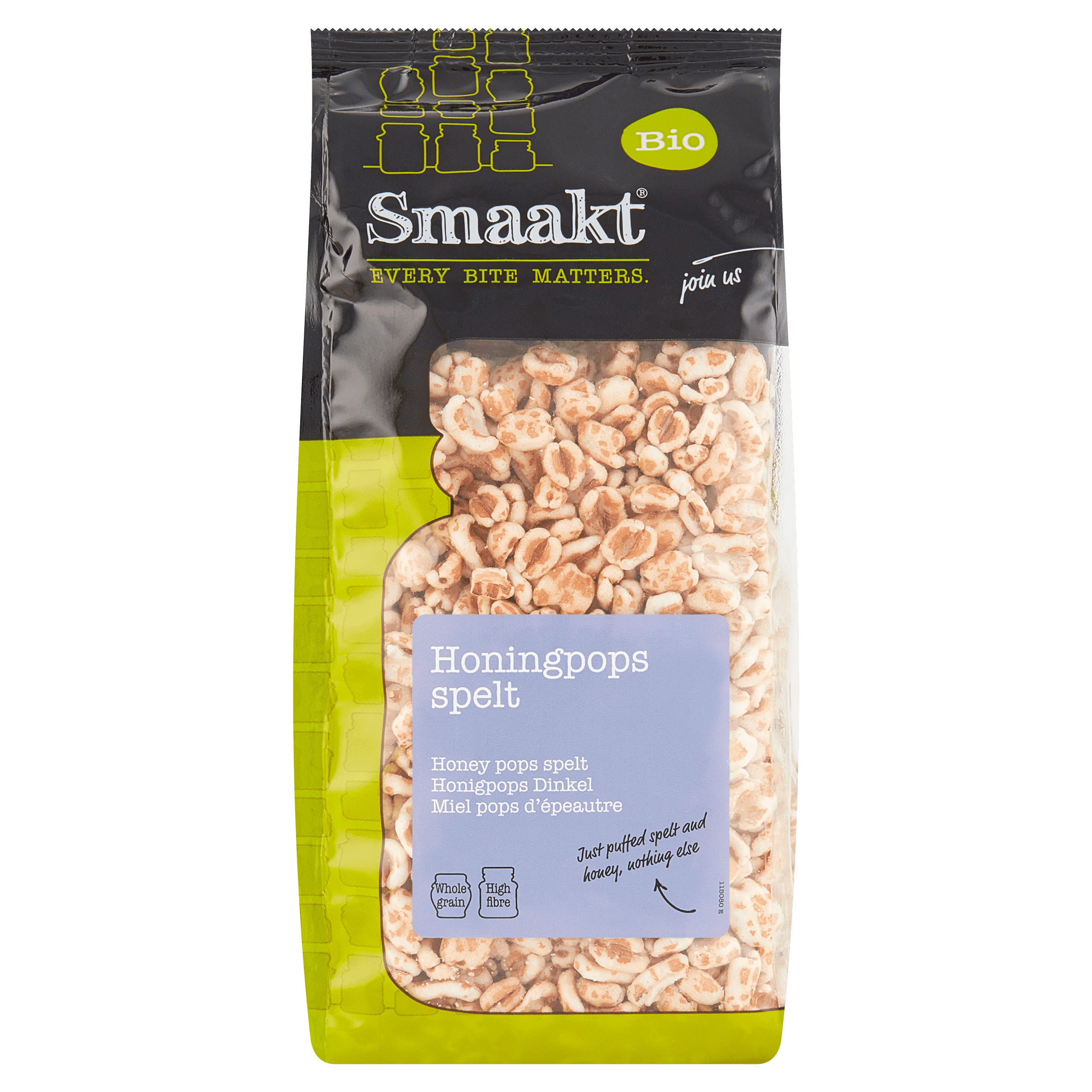 Smaakt Honingpops spelt bio