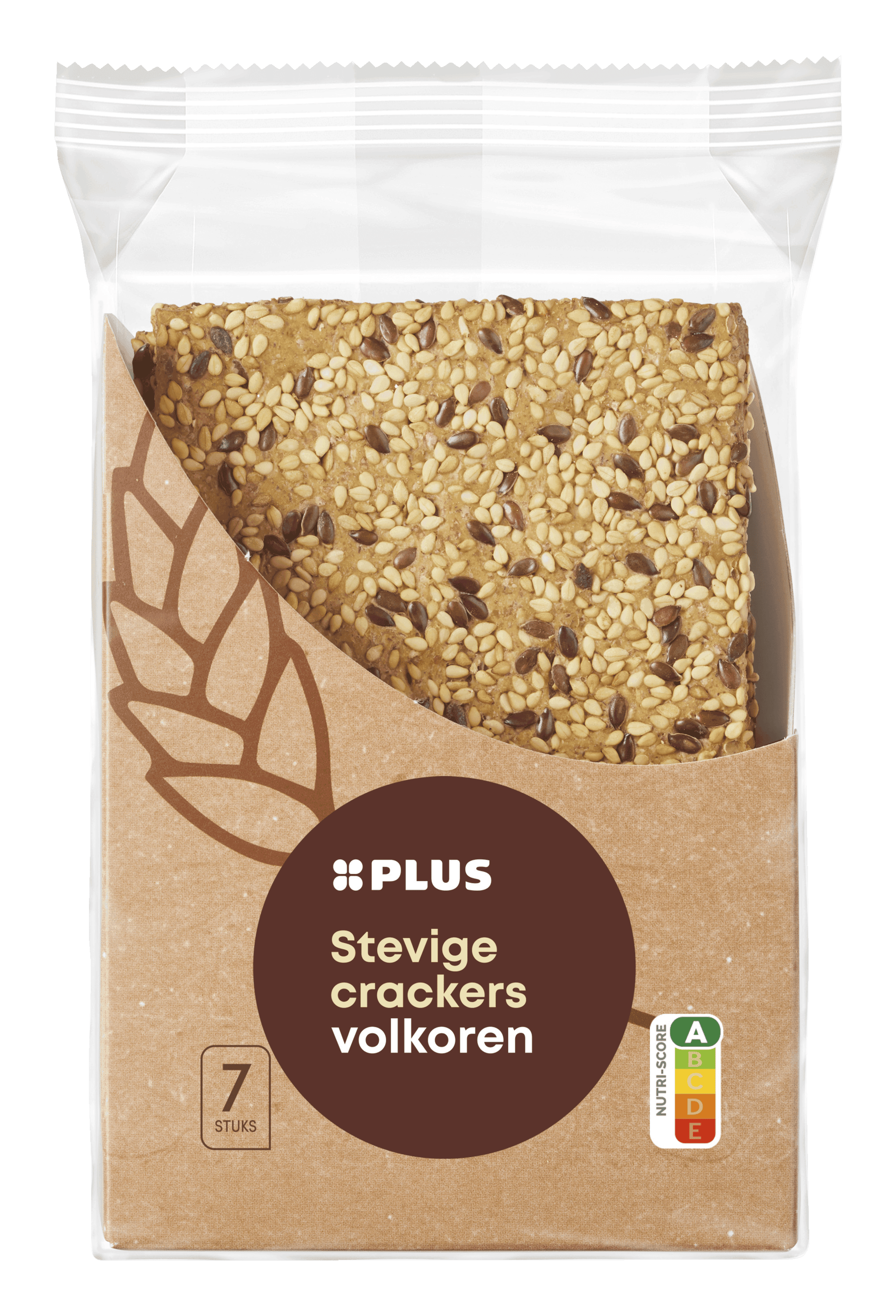 PLUS Stevige Crackers Volkoren