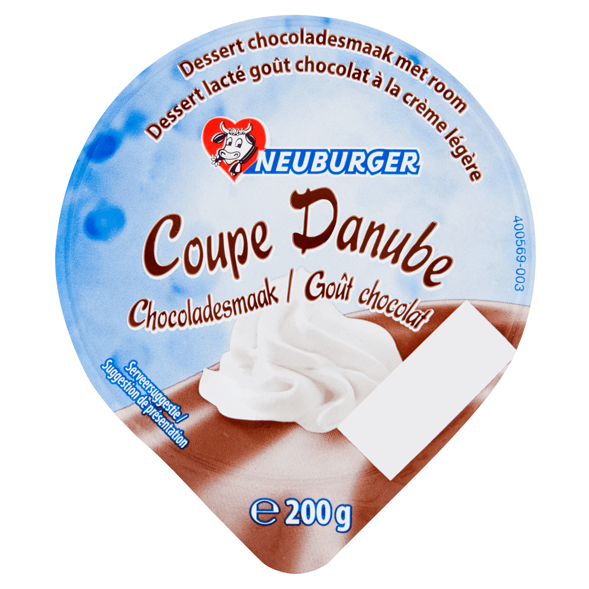 Neuburger Chocoladetoetje met room