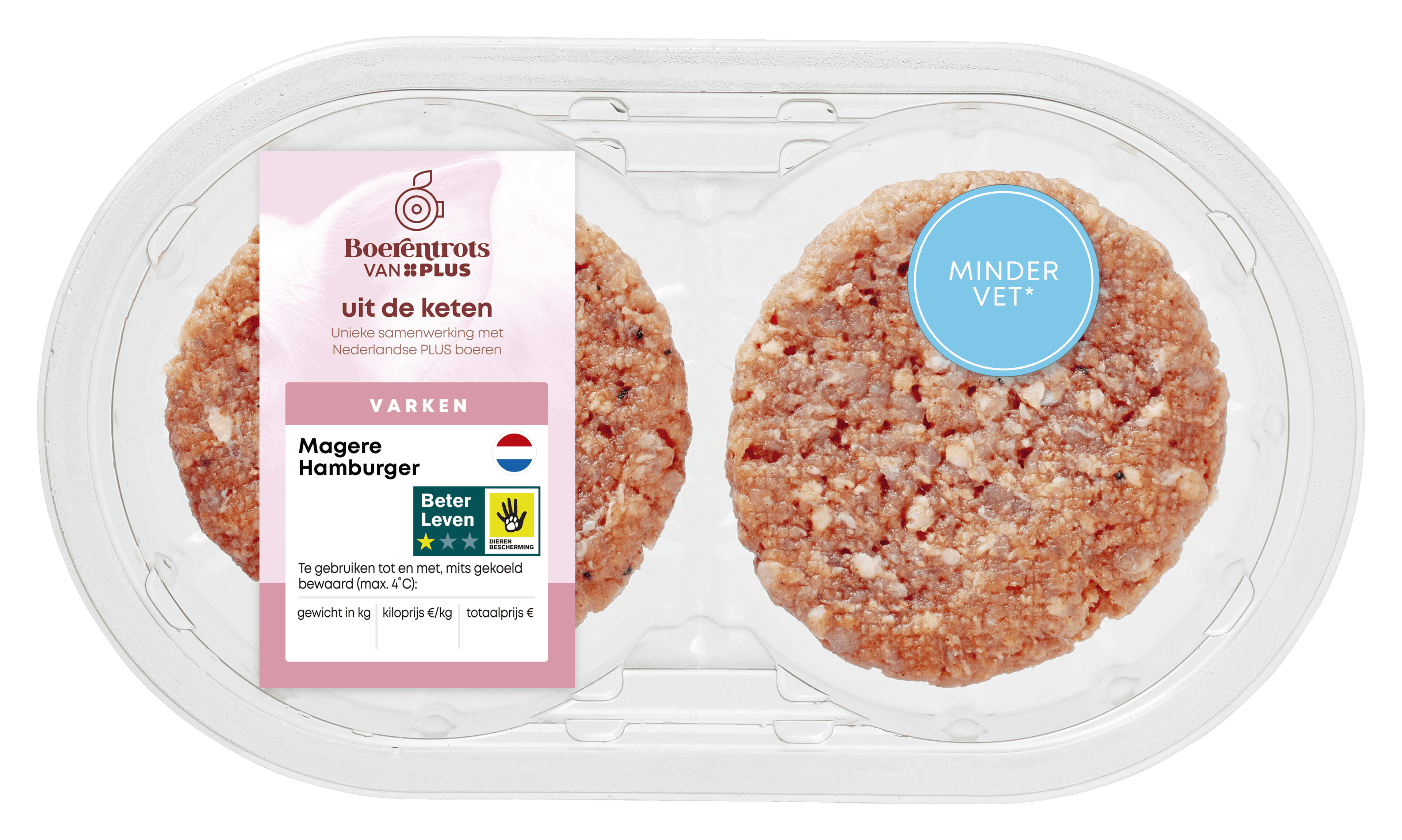 PLUS Boerentrots Magere Hamburger