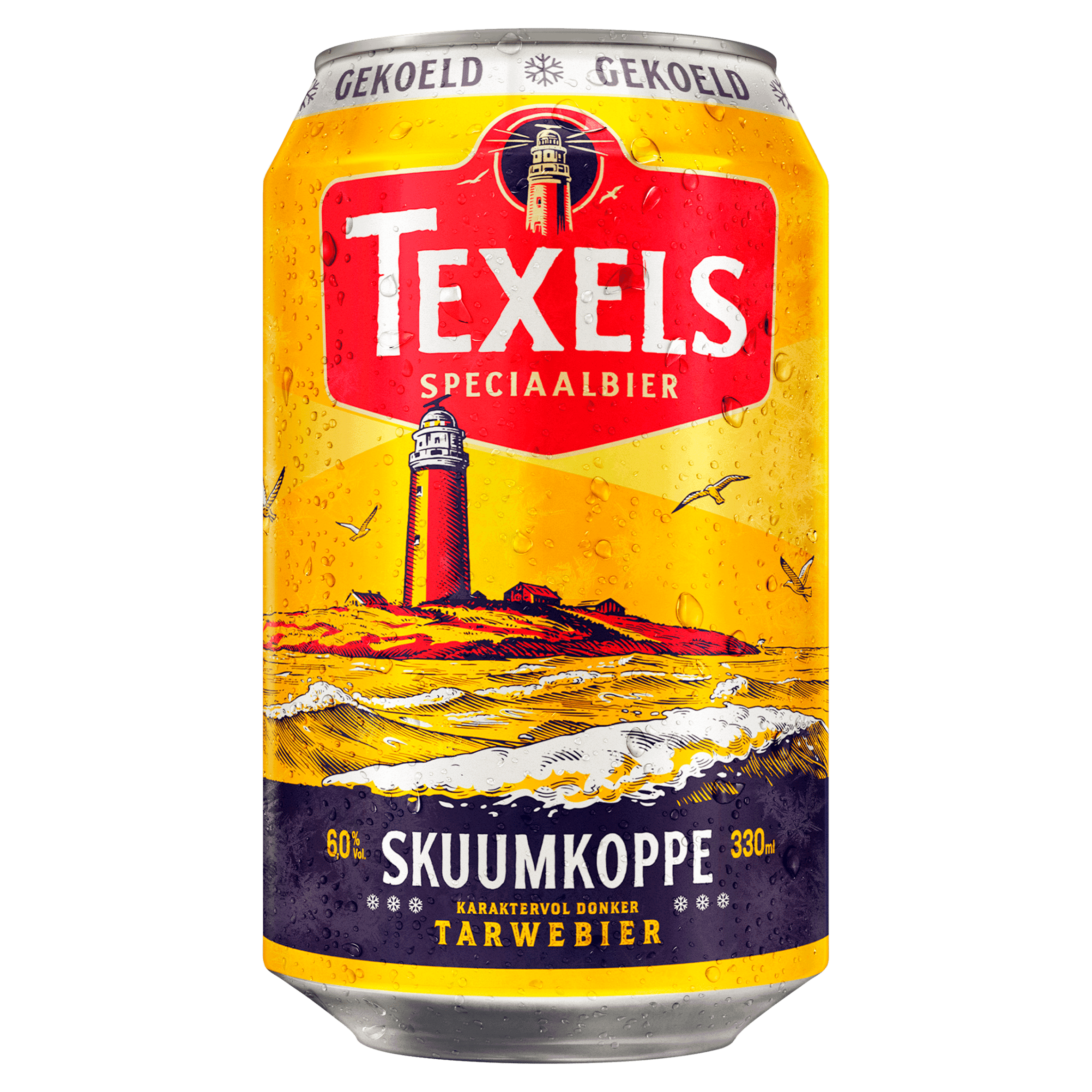 Texels Skuumkoppe bier blik coolcan