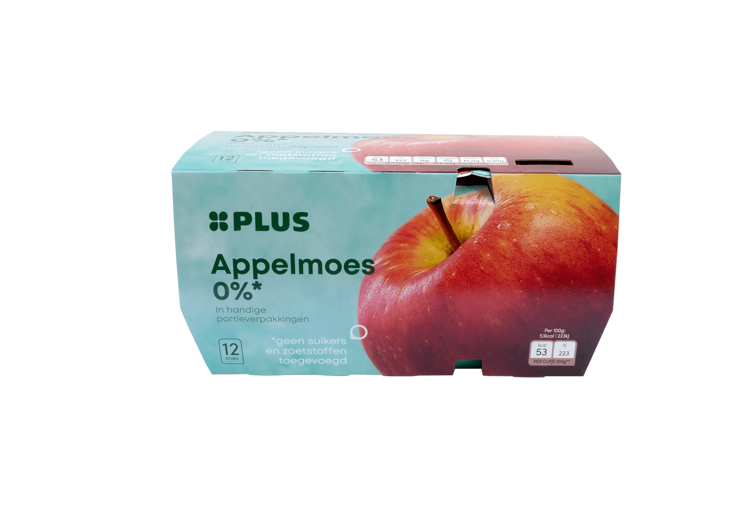 PLUS Appelmoes cups 0%