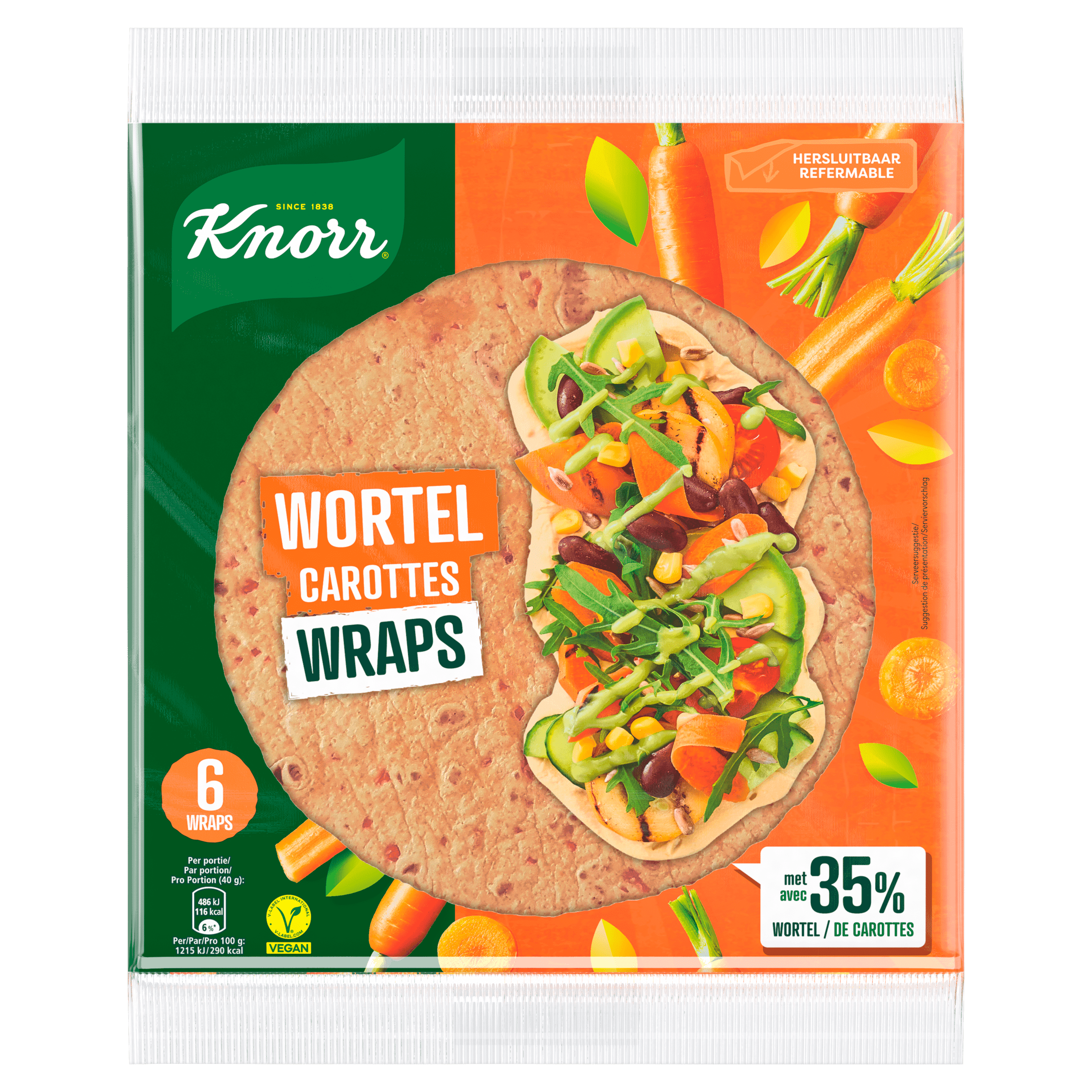 Knorr Groentewrap Wortel