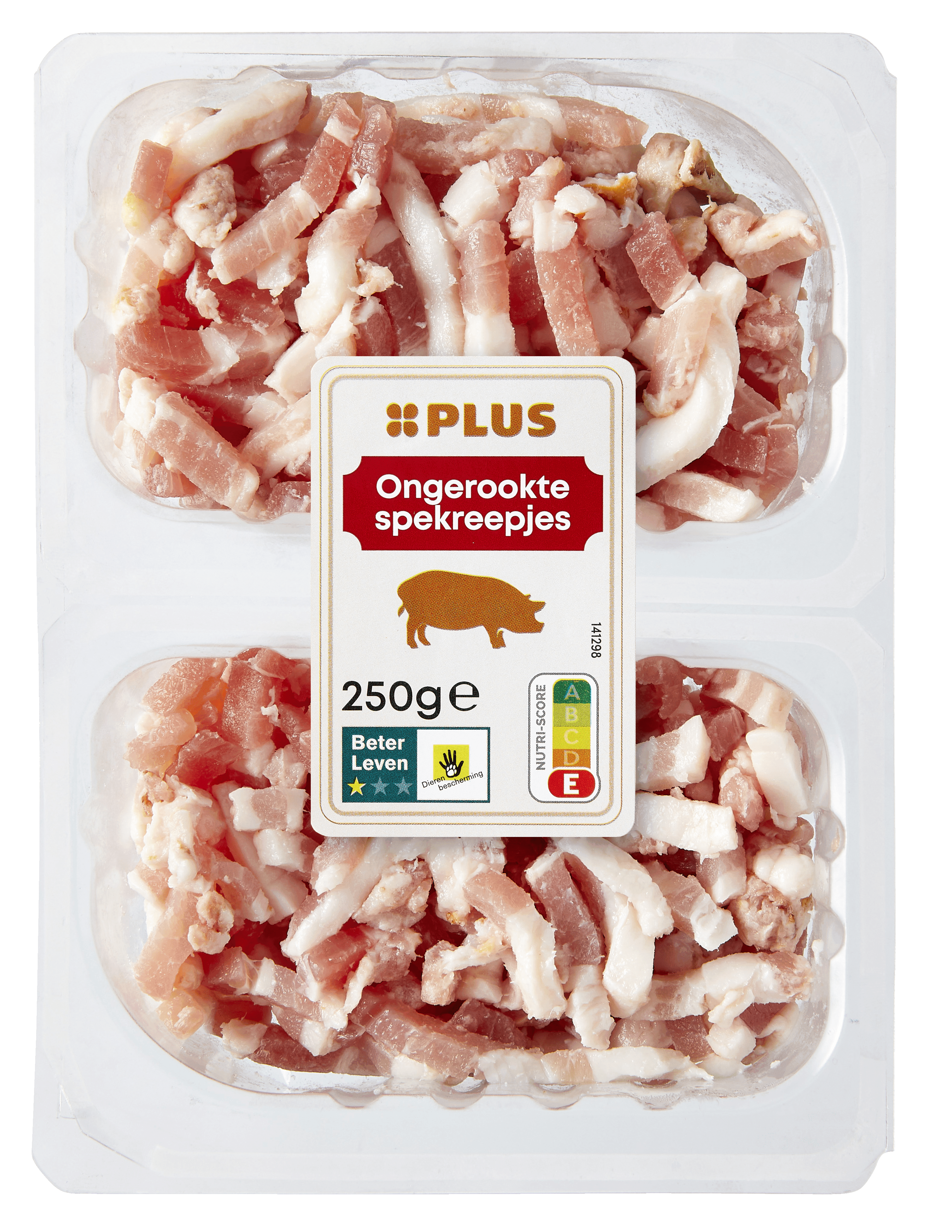 PLUS Ongerookte spekreepjes