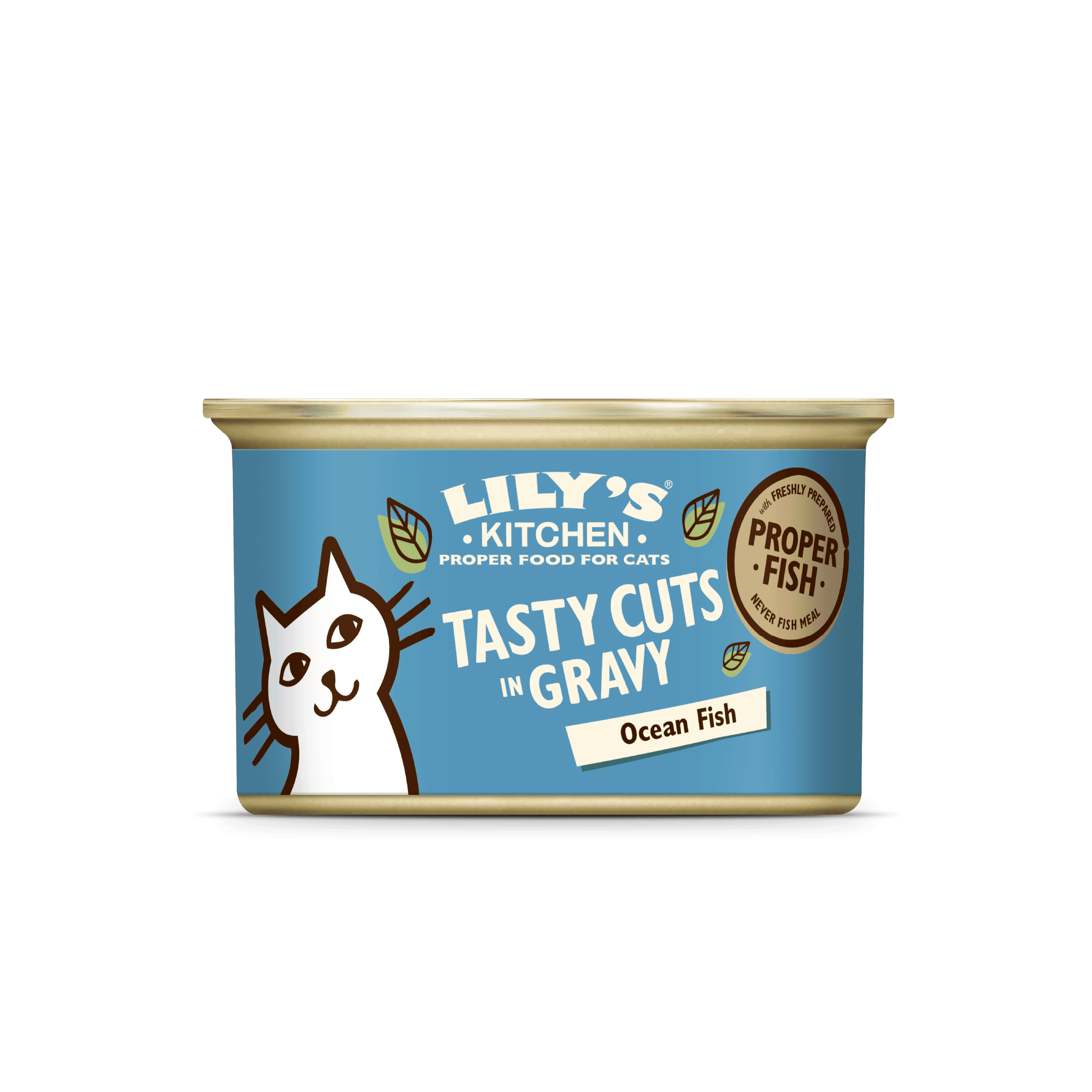 Lily's Kitchen cat Tasty Cuts Fish gravy blik