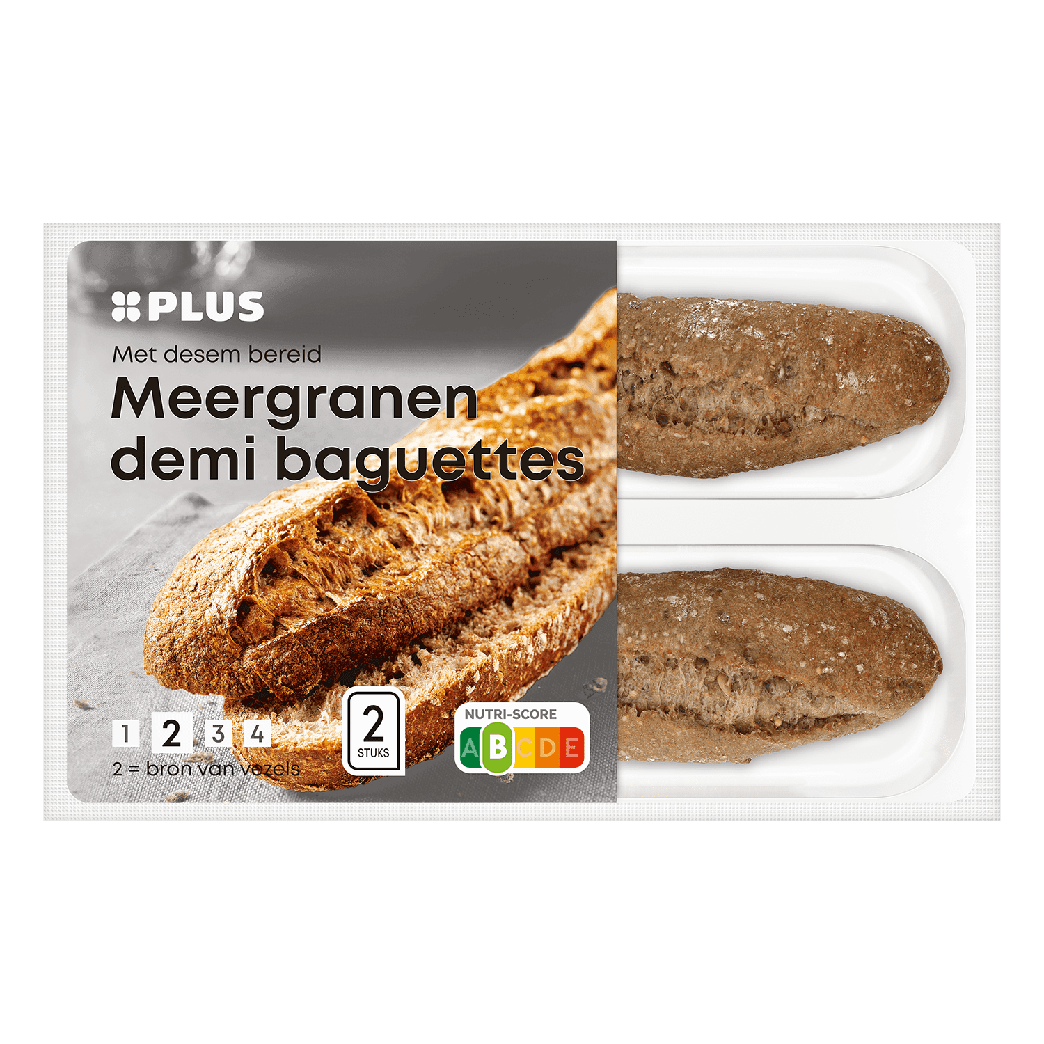 PLUS Korenlanders Desem demi baguettes meergranen