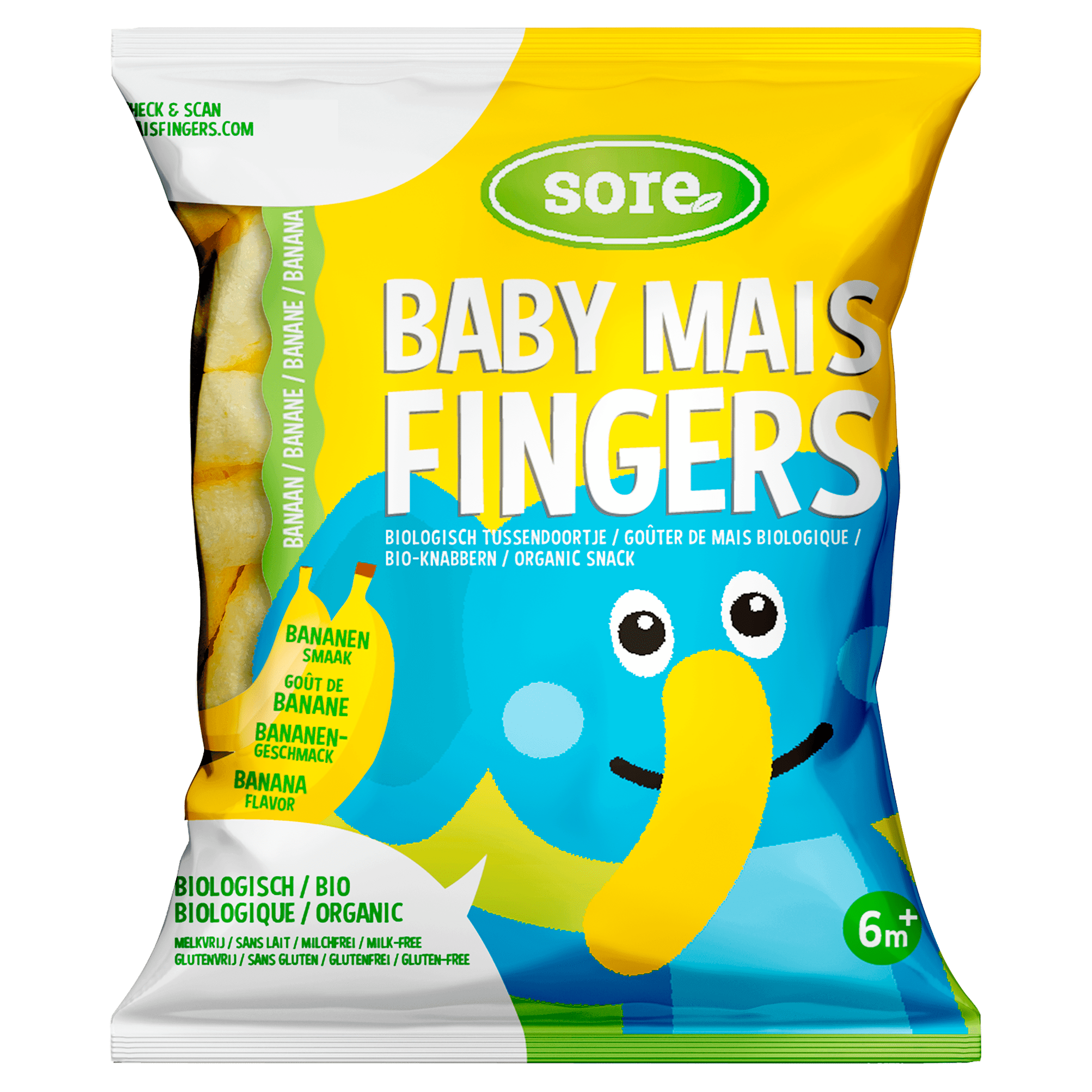 Sore 6+ Baby maisfingers banaan