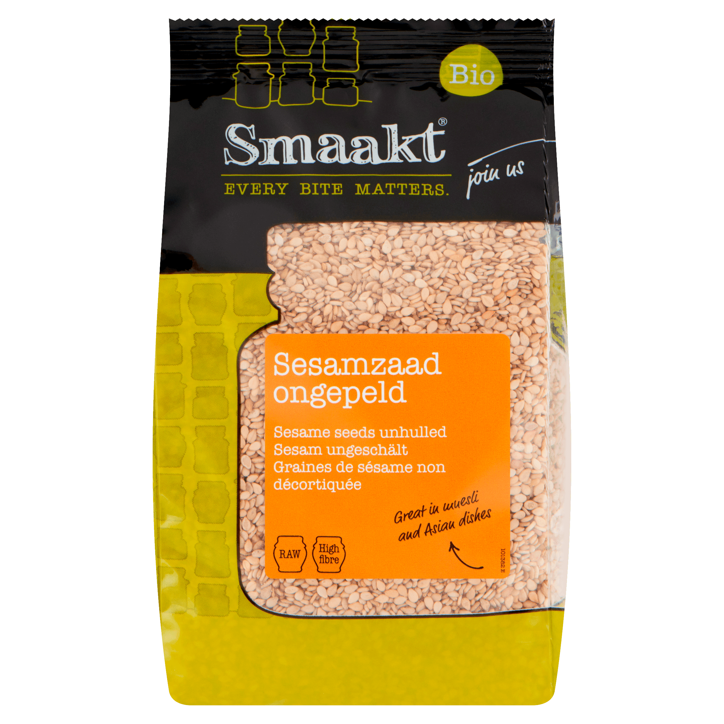 Smaakt Sesamzaad ongepeld biologisch