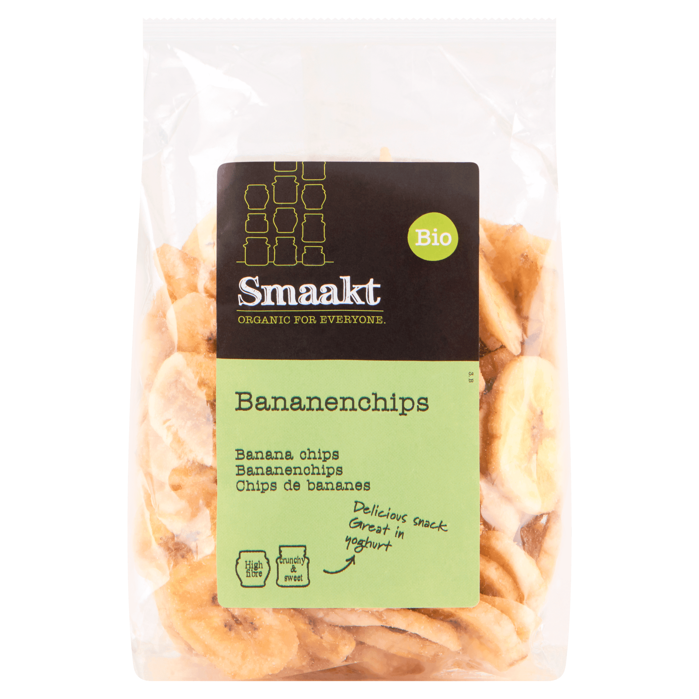 Smaakt Bananenchips biologisch